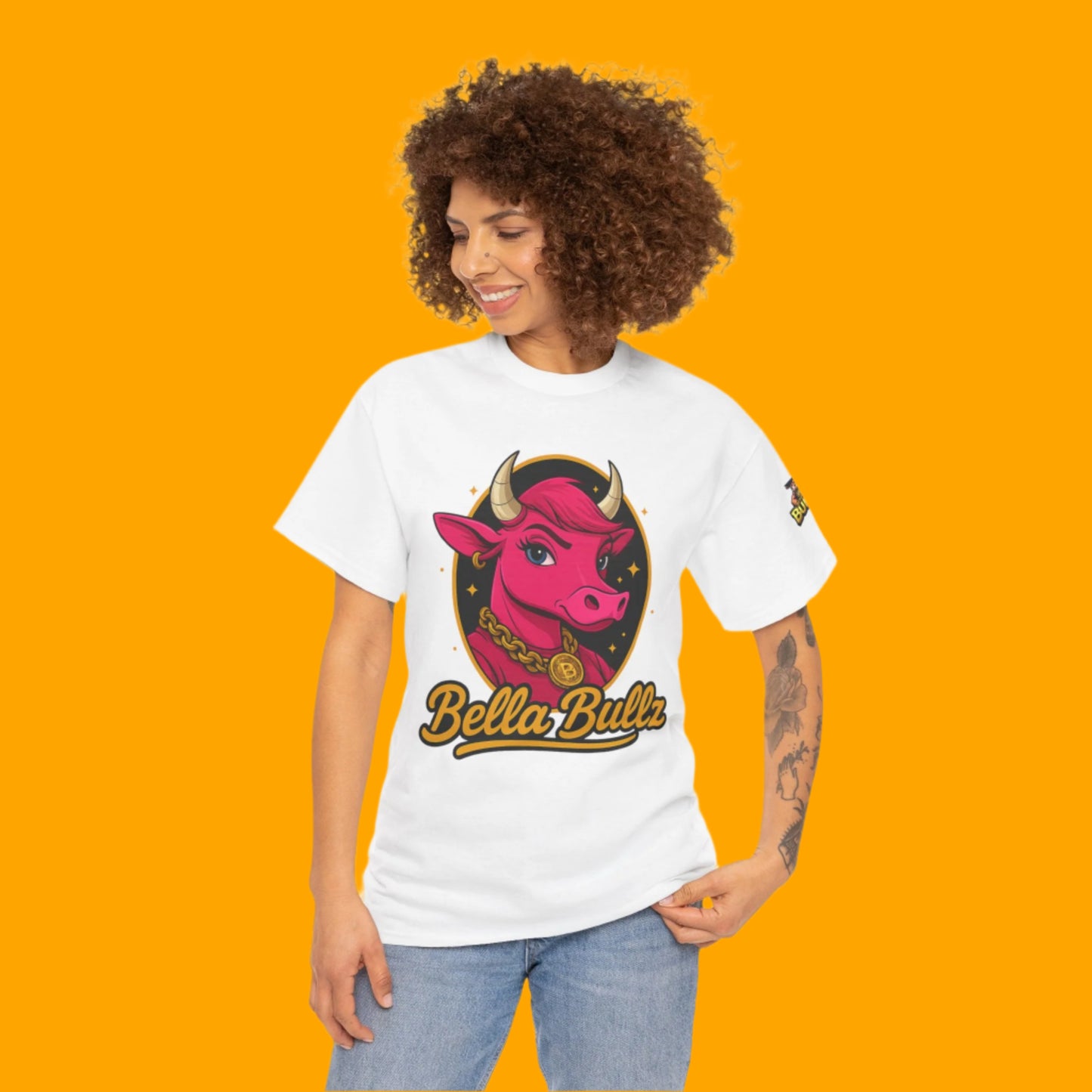 Women’s Graphic Tee - Crypto Bullz Western Texas Shirt, Crypto Passion, Rodeo Bella Bullz, Limited Design