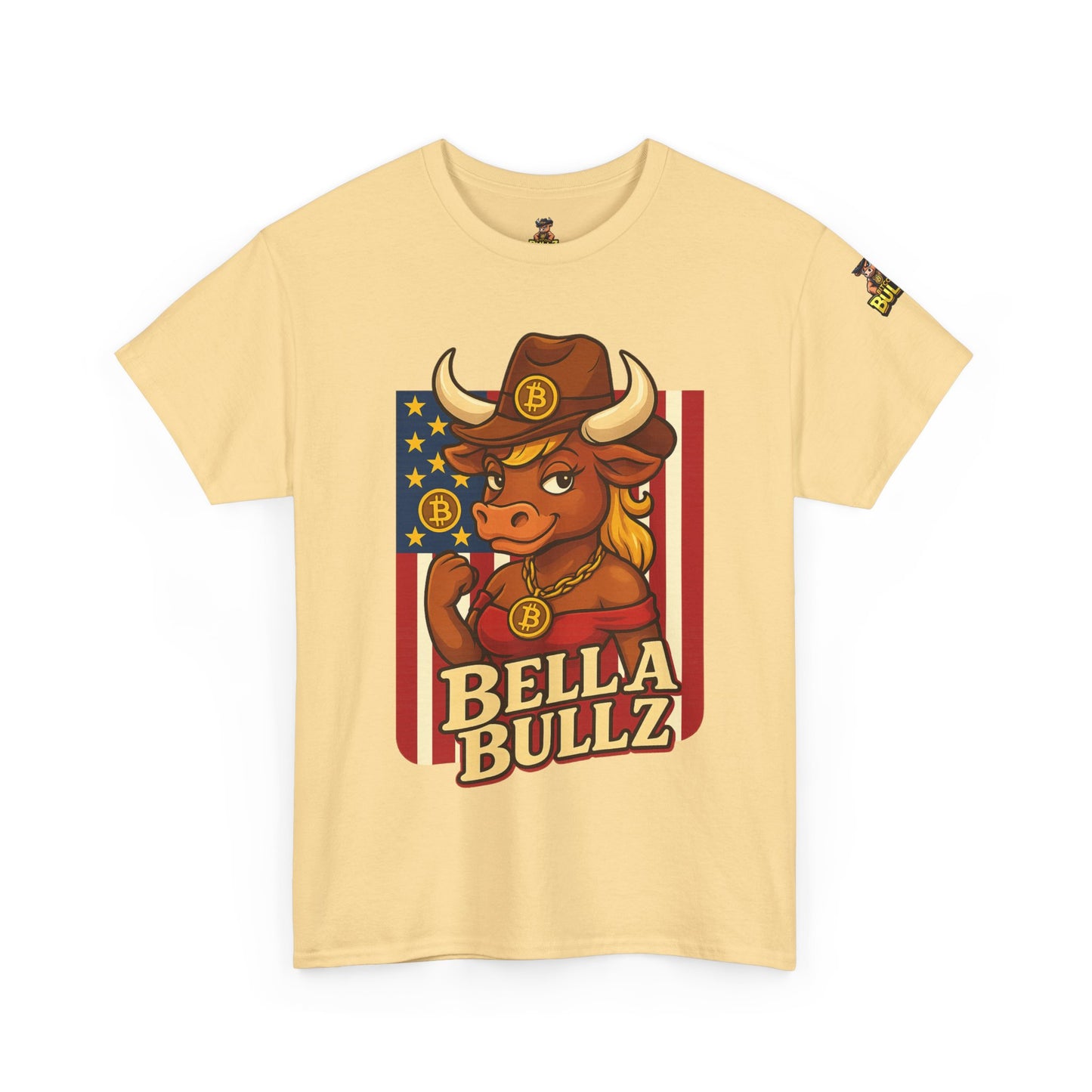 Bella Bullz Texas Cowboy Style for Crypto Women Limited Design Fashion Tee