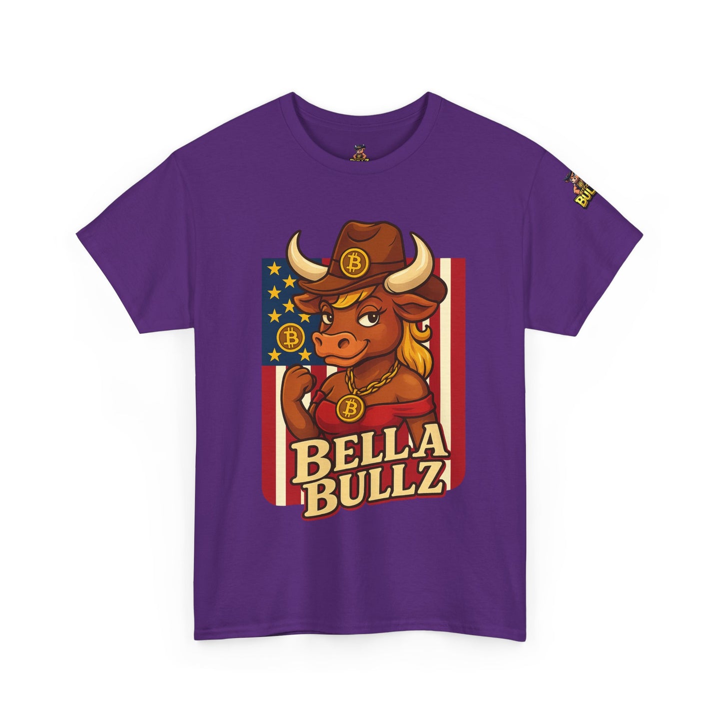 Bella Bullz Texas Cowboy Style for Crypto Women Limited Design Fashion Tee
