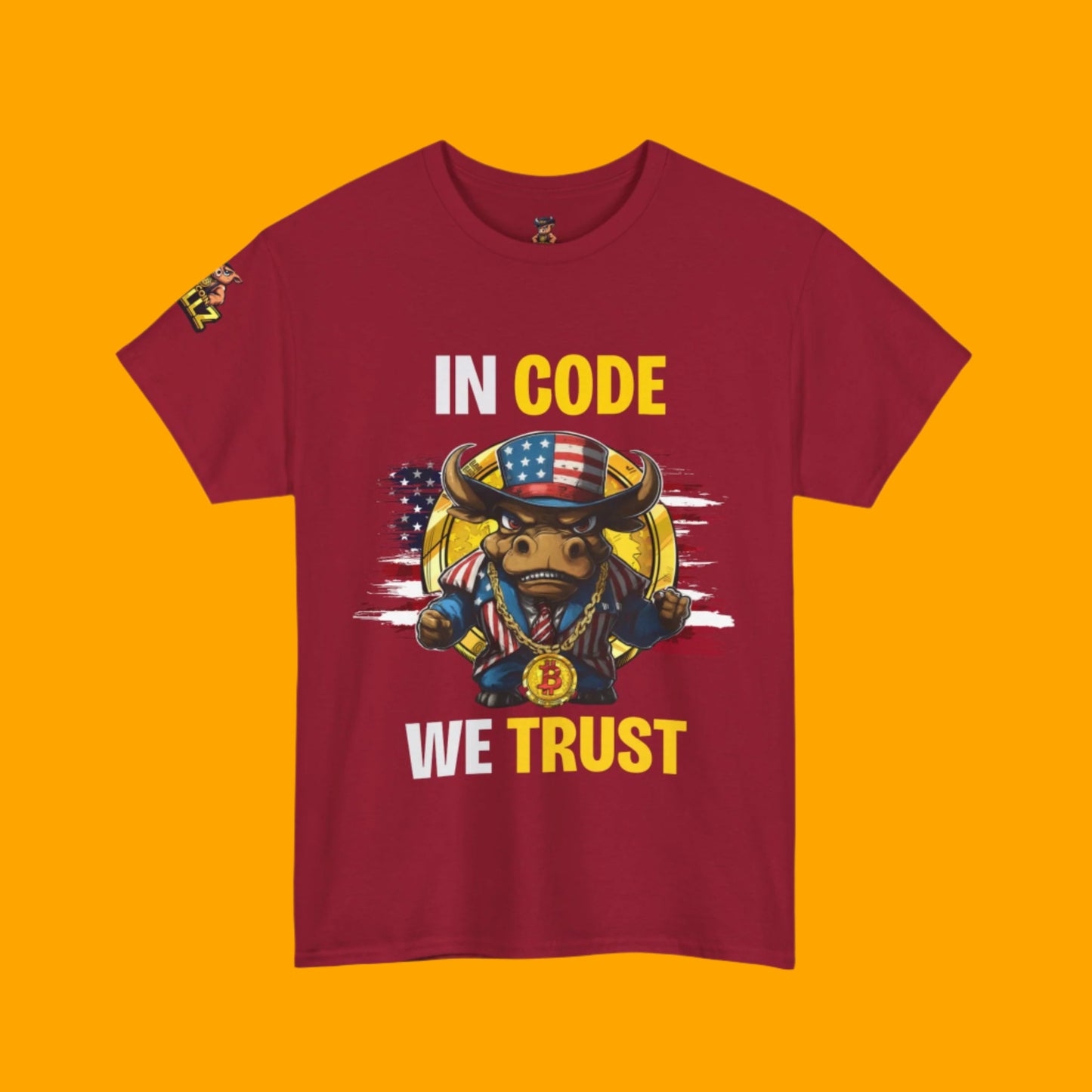 🔥 Bitcoin Bullz™ All-American Limited Edition Tee – Bold Patriotic Streetwear for Independent Spirits and Rebels New York City Style (Only 500 Made!) 🔥