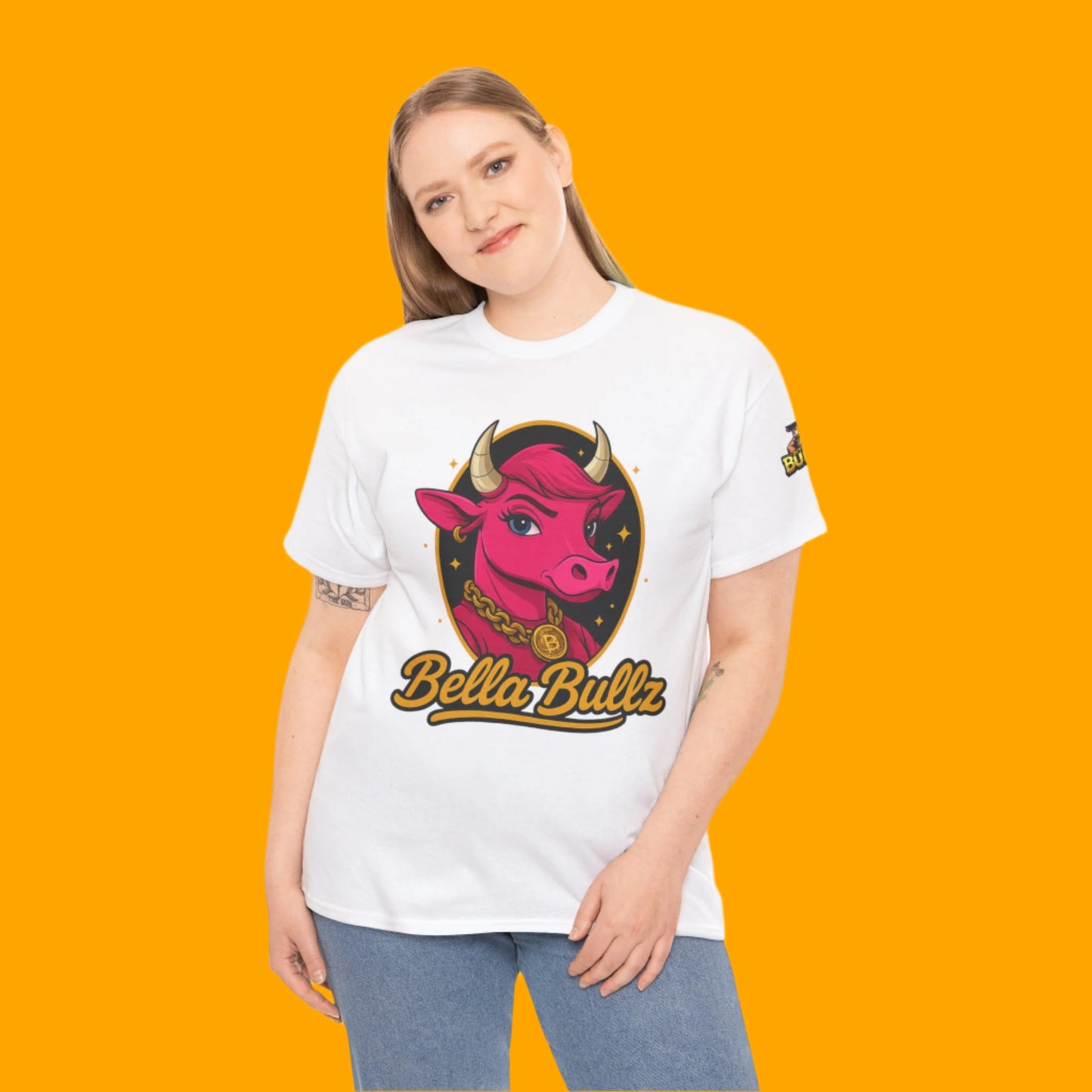 Women’s Graphic Tee - Crypto Bullz Western Texas Shirt, Crypto Passion, Rodeo Bella Bullz, Limited Design