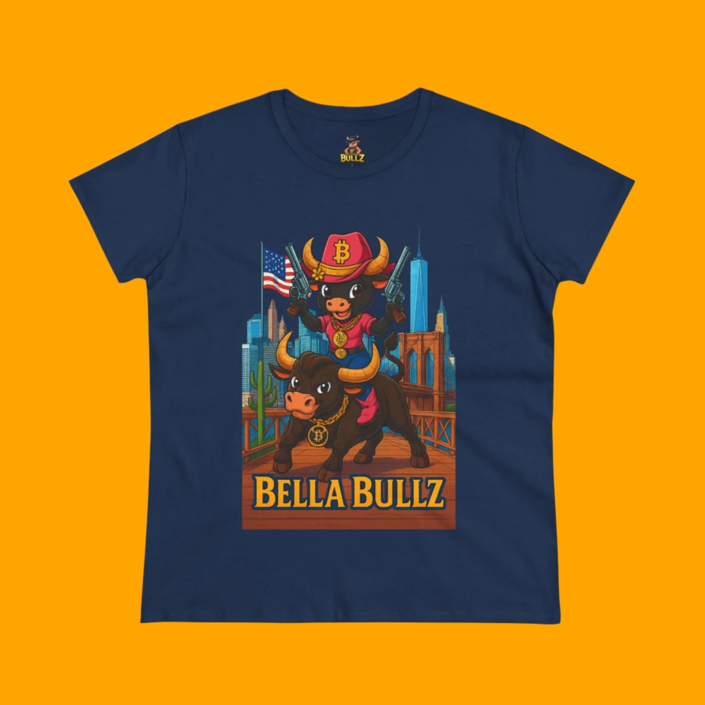 Crypto Lovers Graphic Tee - Bella Bullz Design, Limited Edition Quality Casual Wear, Gift for Animal Lovers, Fun Retro Vibe, Summer Fashion