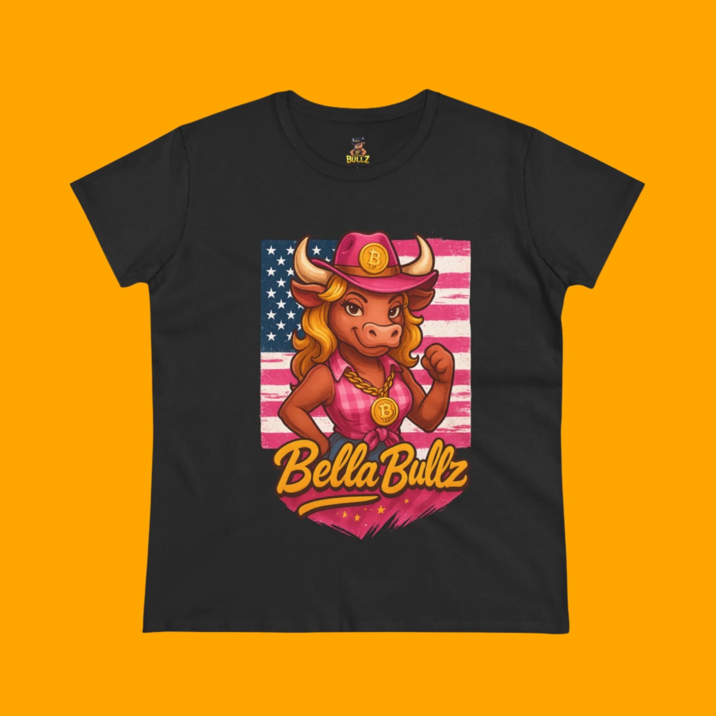 Women's T-Shirt Limited Design Crypto Lovers Bull RepresentTee