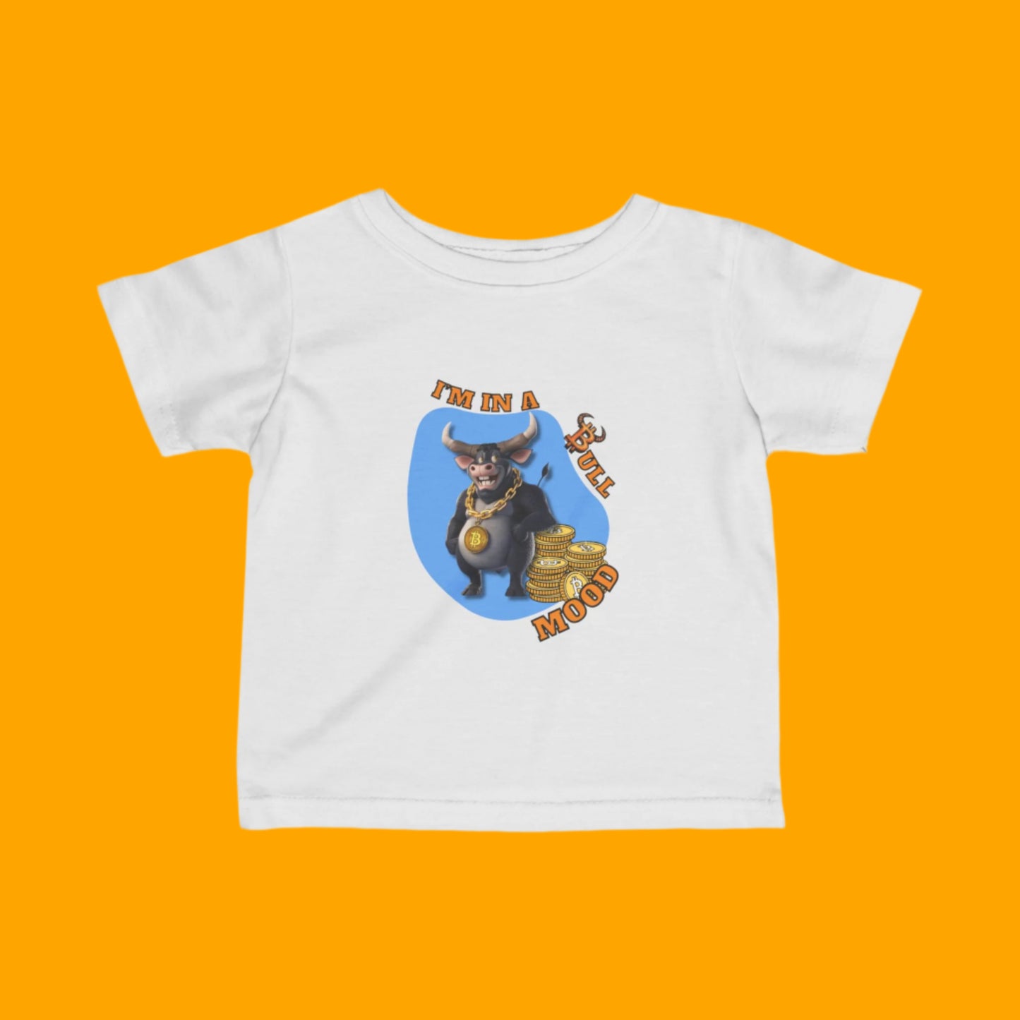 Bitcoin Bullz Kids T-Shirt, Fun Toddler Shirt, Cute Graphic Tee Limited Edition Baby Bullz Collection, Gifts for Young Enthusiasts, Cool Kids Apparel
