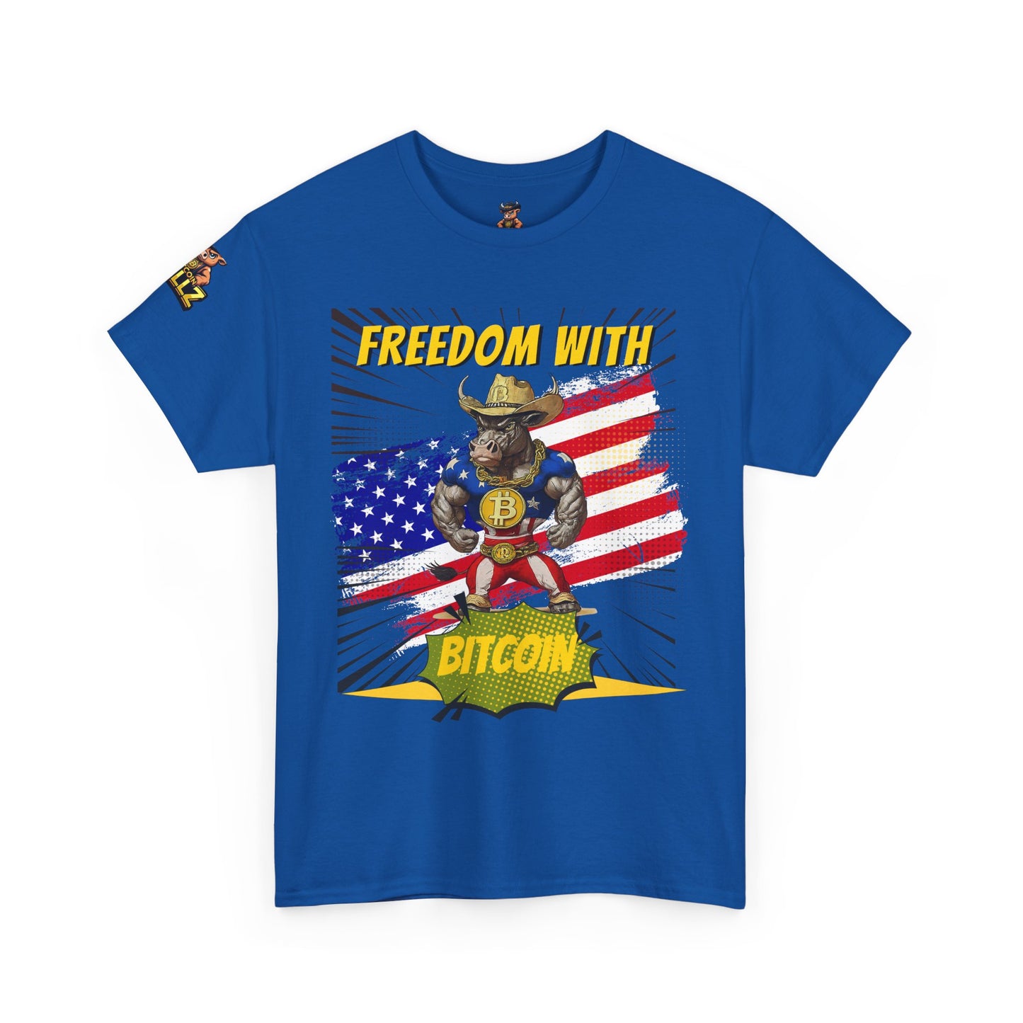 Bitcoin Bullz™ Limited Drop: Mens Streetwear Tee – Bold Crypto Style for Rebels & Risk-Takers,