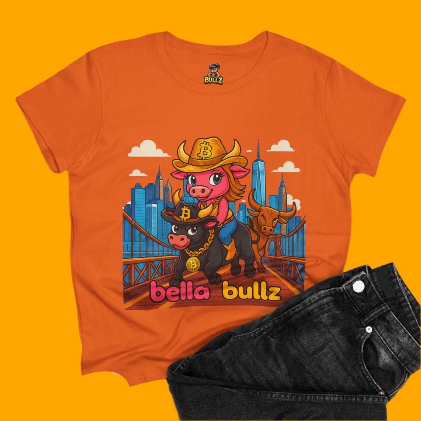 Cute Graphic Tee, Bella Bullz T-Shirt, Fun Cotton Top, Animal Lover Gift, Casual Graphic Shirt, Birthday Gift for Her