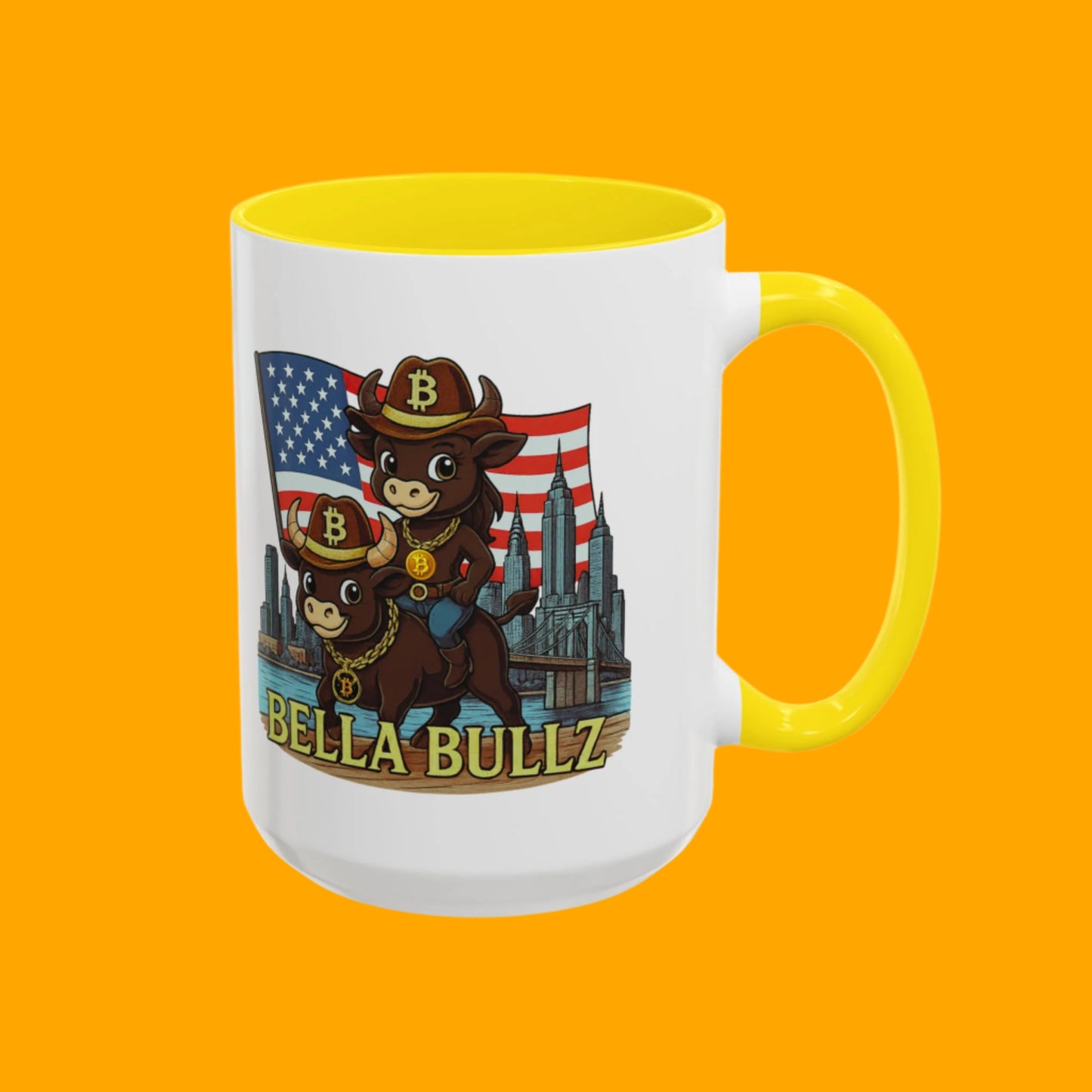 Crypto Women Accent Coffee Mug - Fun Animal Design, Bitcoin Home Decor for Coffee Lovers