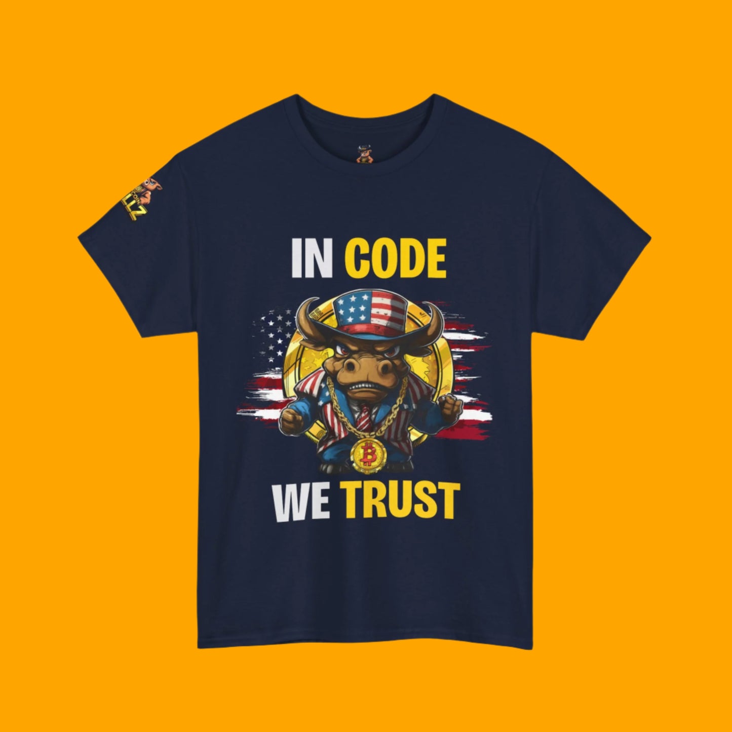 🔥 Bitcoin Bullz™ All-American Limited Edition Tee – Bold Patriotic Streetwear for Independent Spirits and Rebels New York City Style (Only 500 Made!) 🔥