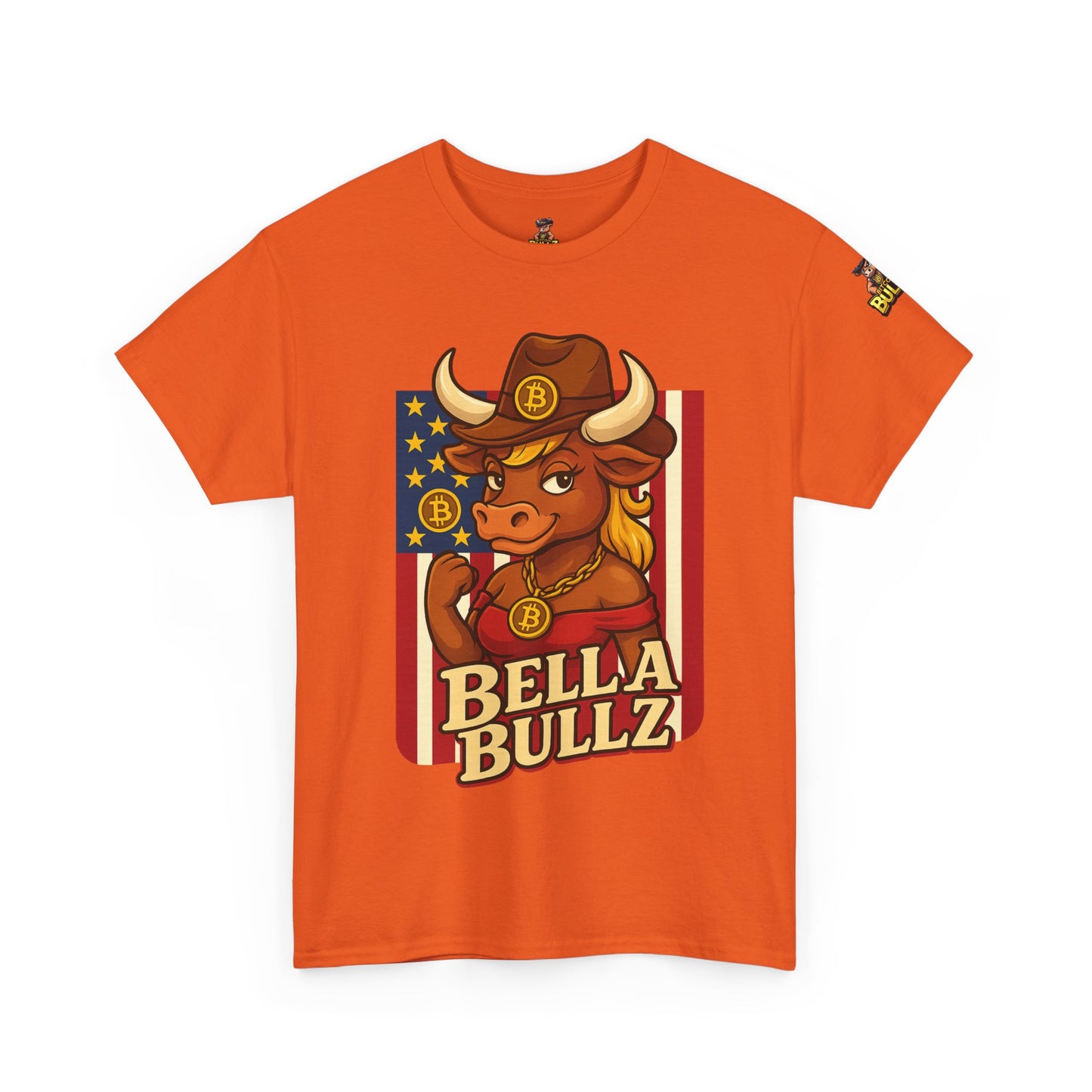 Bella Bullz Texas Cowboy Style for Crypto Women Limited Design Fashion Tee