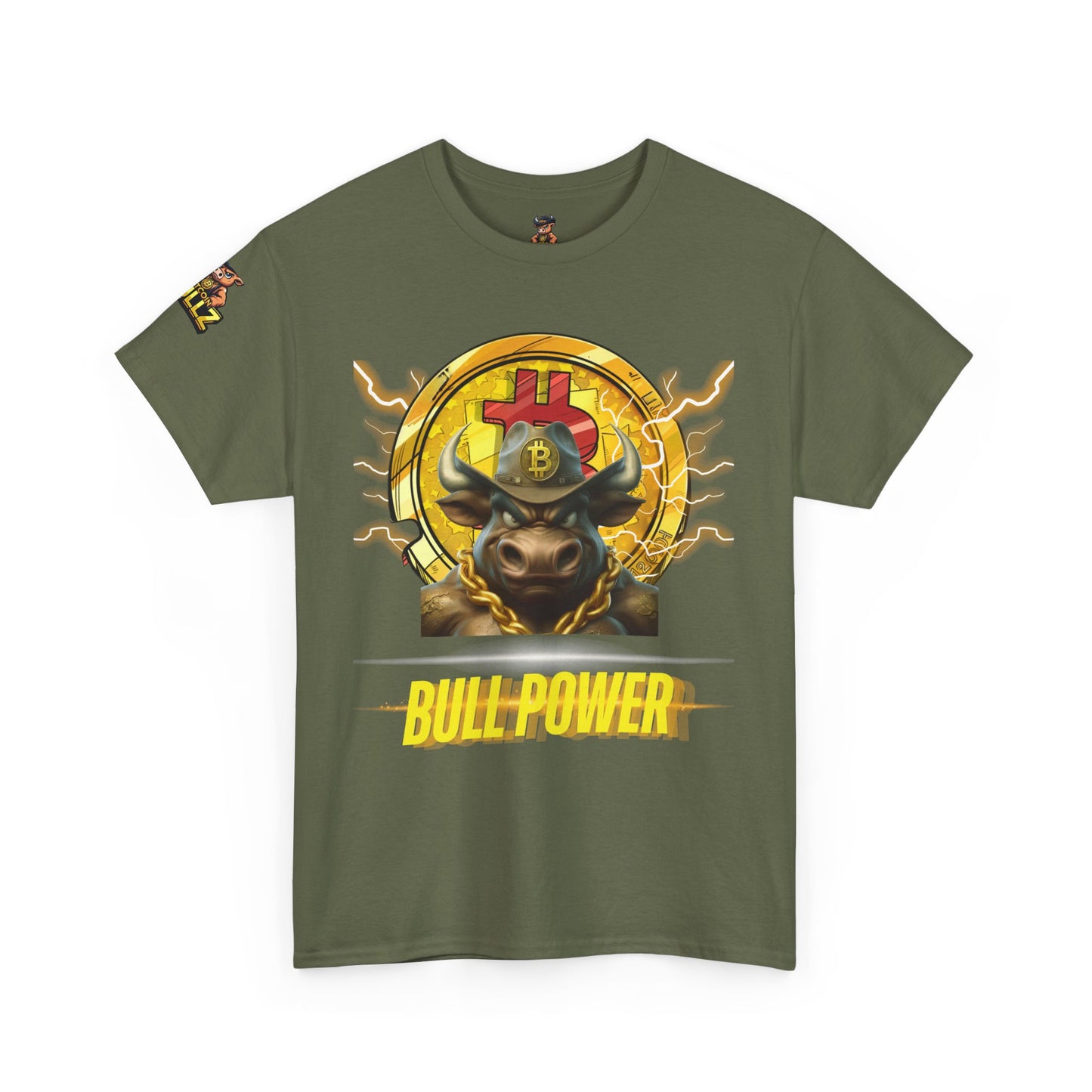 🔥 Bitcoin Bullz™ All-American Limited Edition Tee – Bold Patriotic Streetwear for Independent Spirits (Only 500 Made!) 🔥