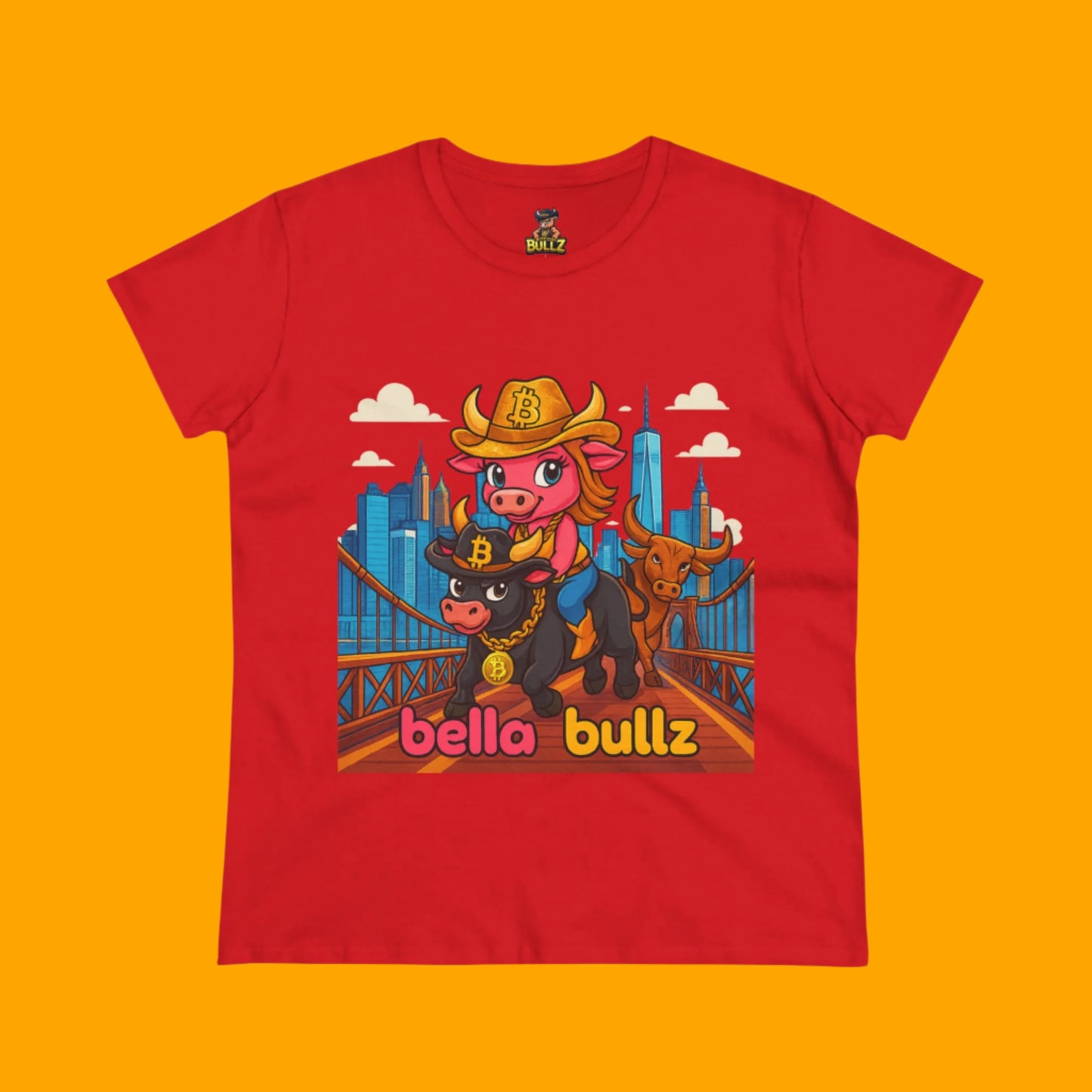 Cute Graphic Tee, Bella Bullz T-Shirt, Fun Cotton Top, Animal Lover Gift, Casual Graphic Shirt, Birthday Gift for Her