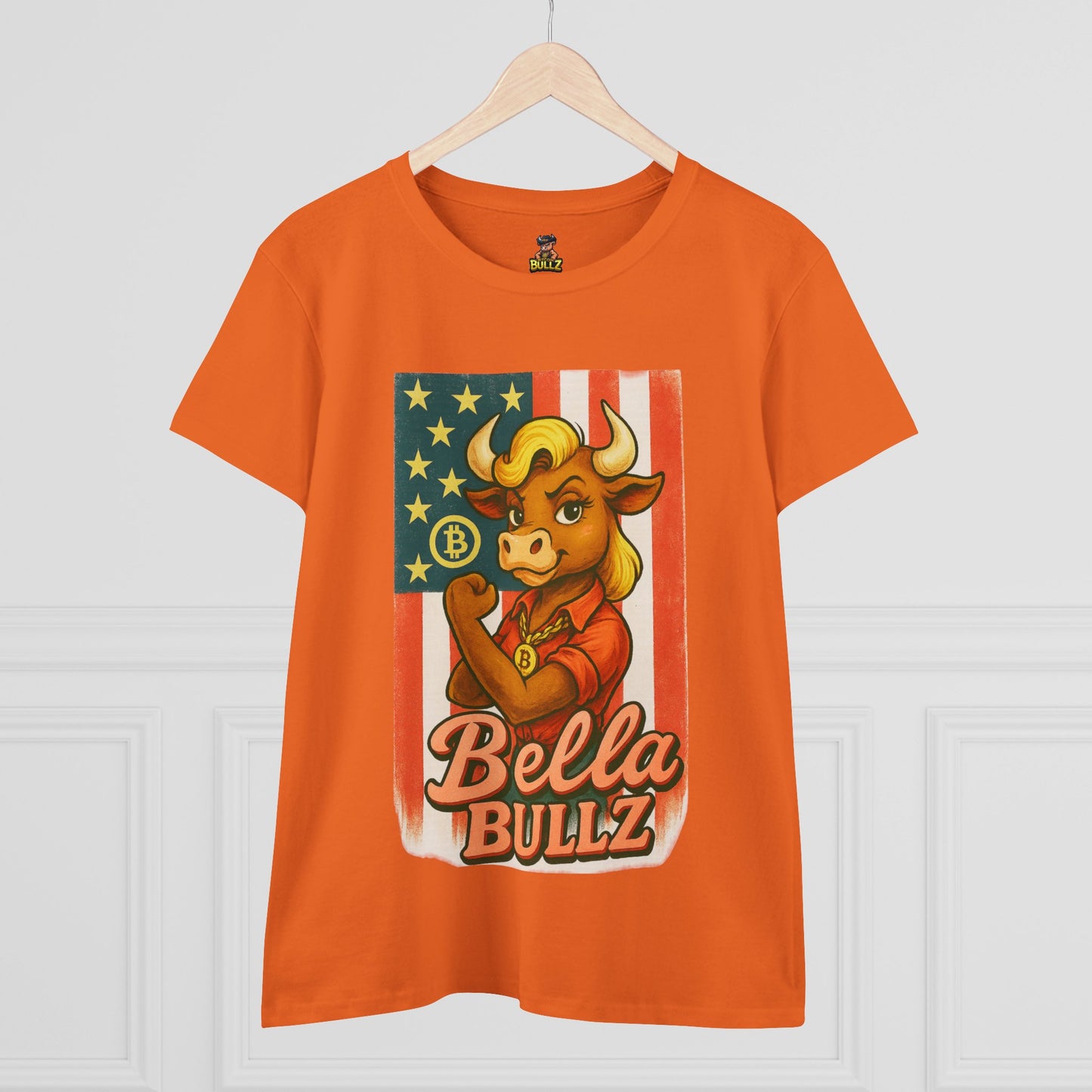 Bella Bullz Women's Graphic Tee Bitcoin Bullz Collection Limited Design