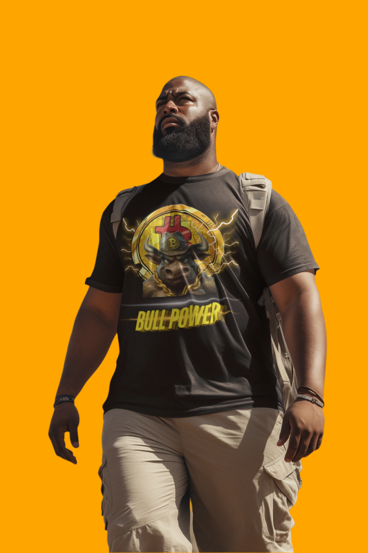 🔥 Bitcoin Bullz™ All-American Limited Edition Tee – Bold Patriotic Streetwear for Independent Spirits (Only 500 Made!) 🔥