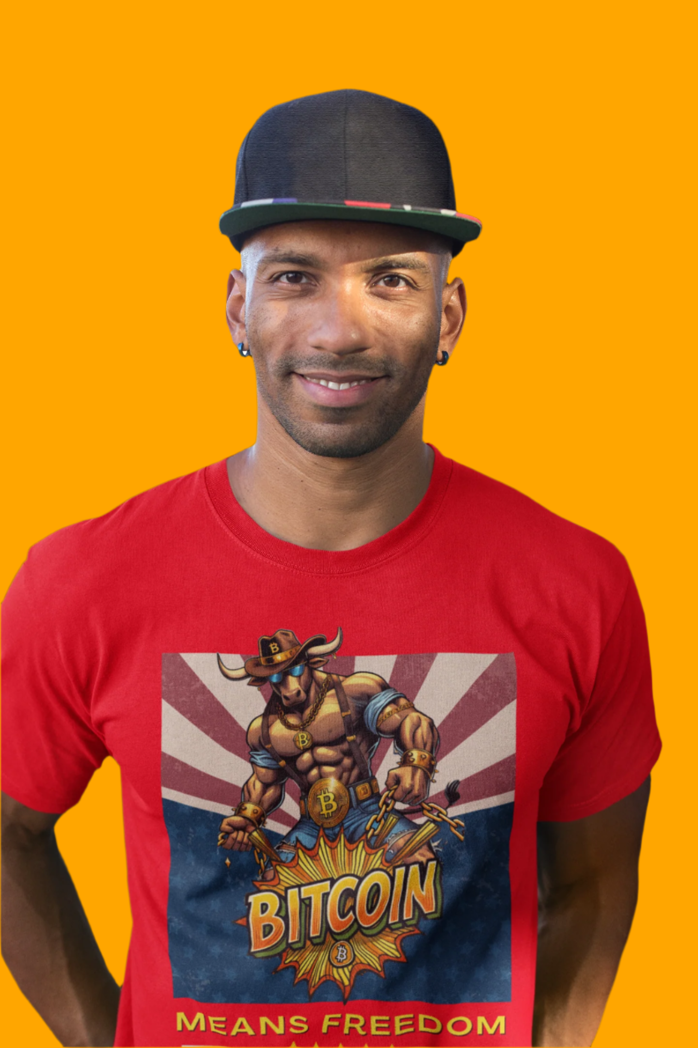 🔥 Bitcoin Bullz™ Patriotic Crypto Street Tee – Bold USA Design for Bitcoin Bulls & Independence Lovers Crypto Animal Passion 🔥