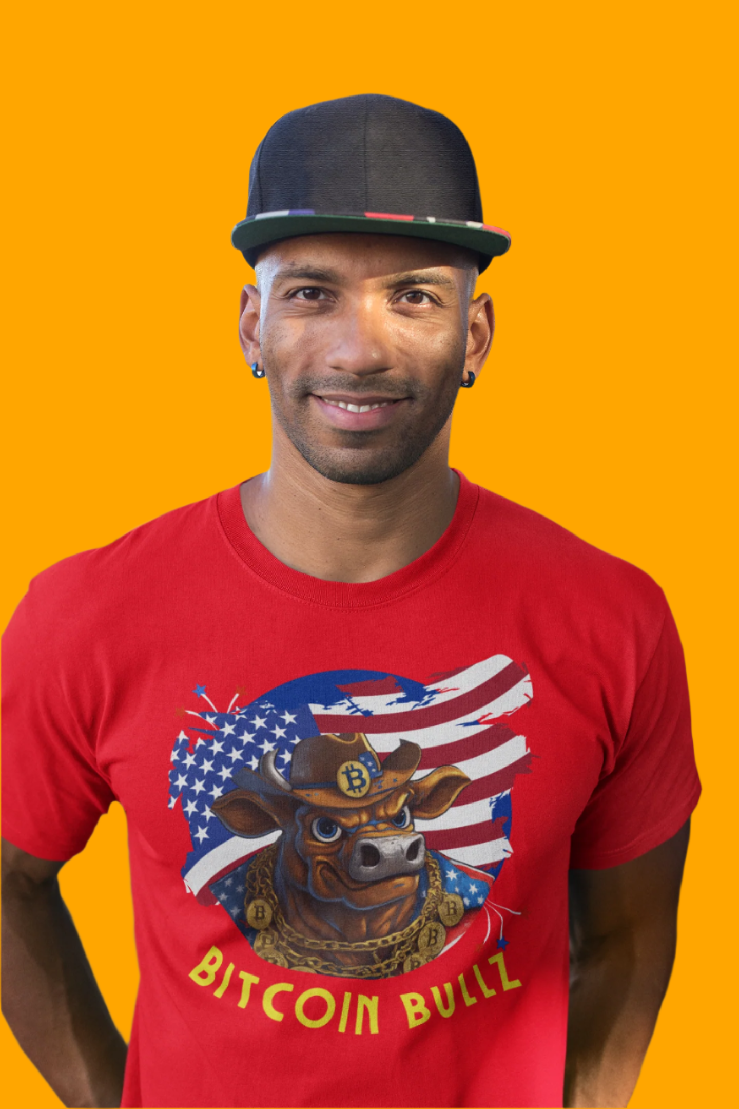 🔥 Bitcoin Bullz™ Limited Patriotic Crypto Tee – Bold American Streetwear for True Bitcoin Believers (Only 500 Available!) 🔥