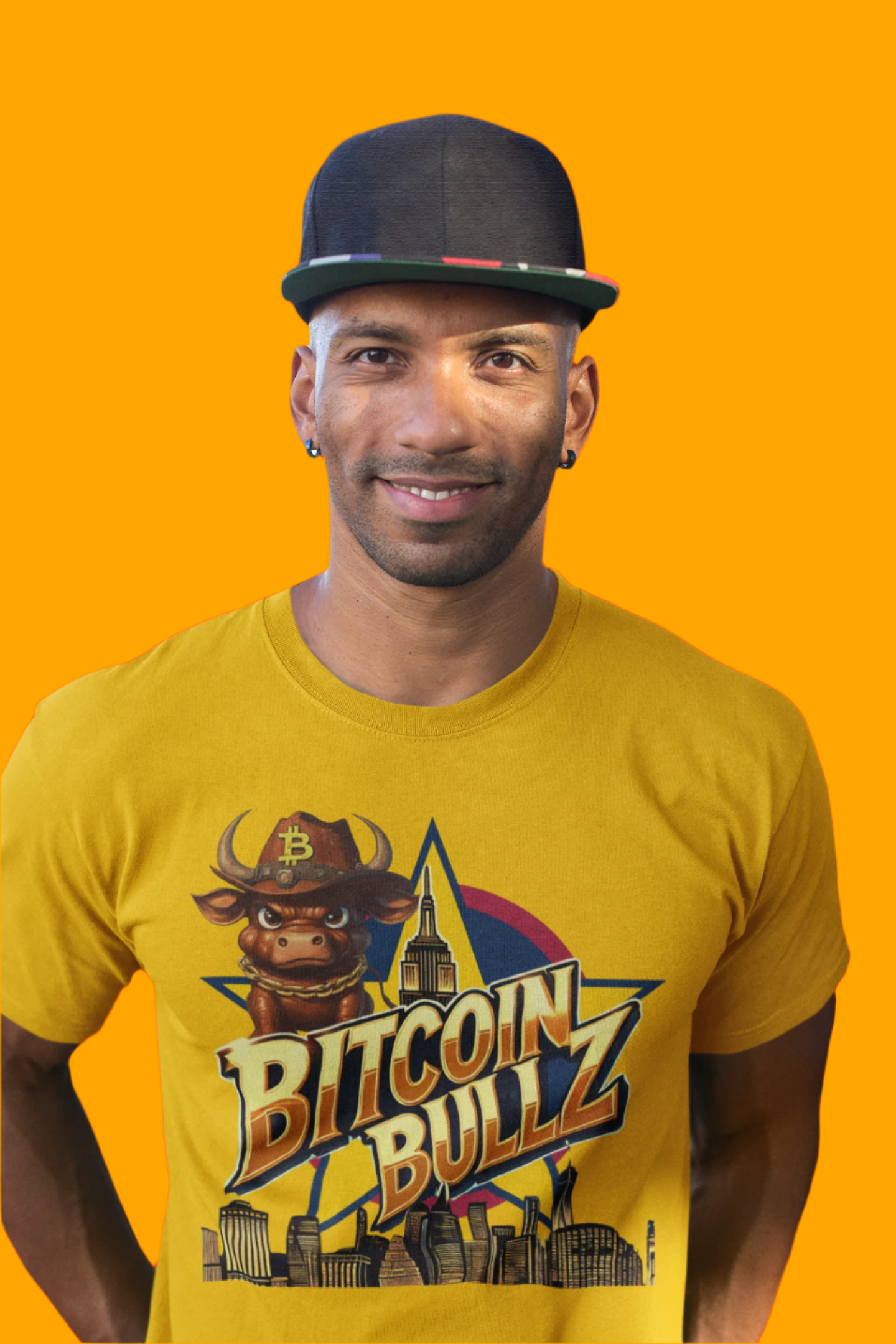 Bitcoin Bullz Limited Design Mens T-Shirt Unleash the Bull New York City Streetwear Viral T-Shirt Only 500 pieces made
