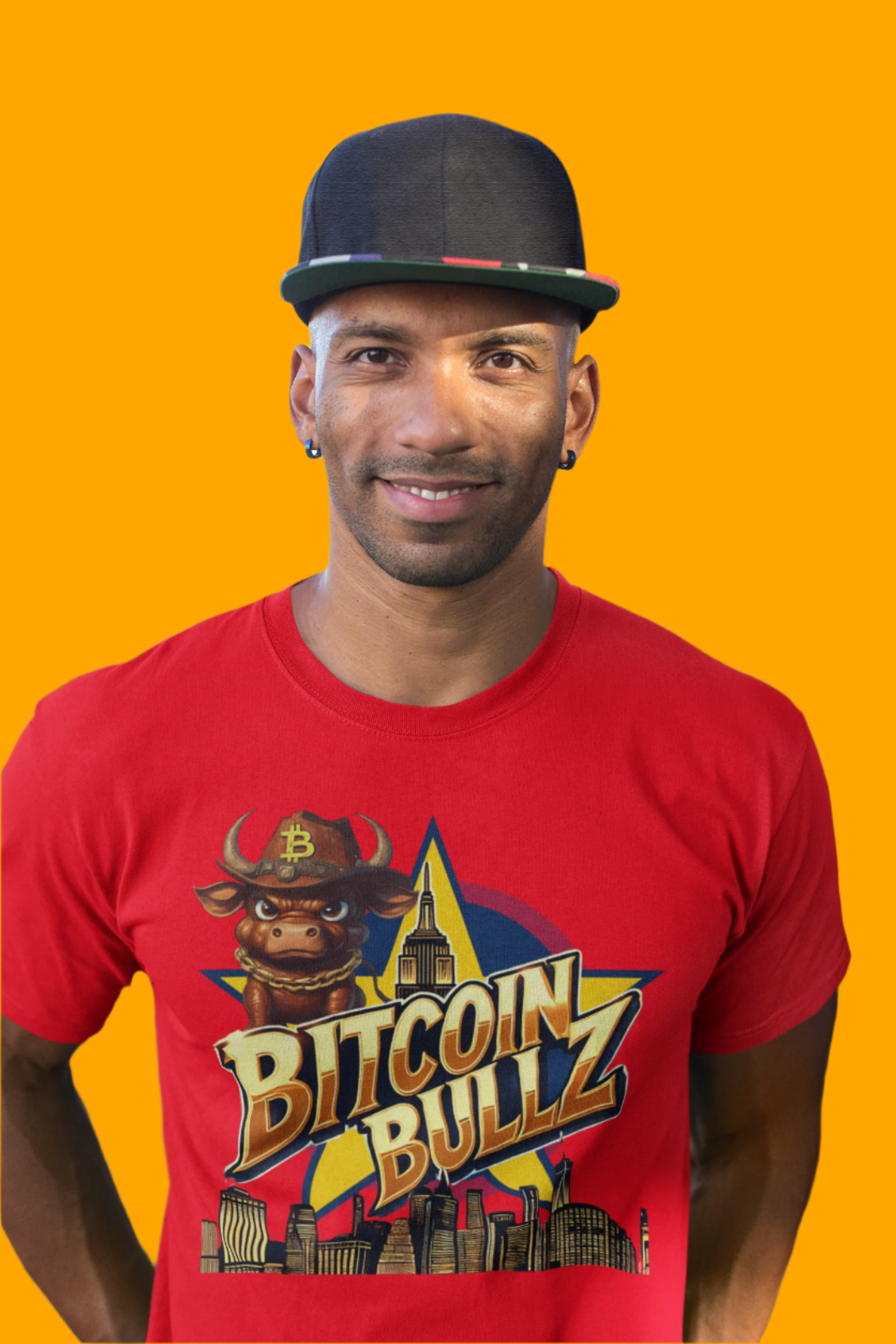 Bitcoin Bullz Limited Design Mens T-Shirt Unleash the Bull New York City Streetwear Viral T-Shirt Only 500 pieces made
