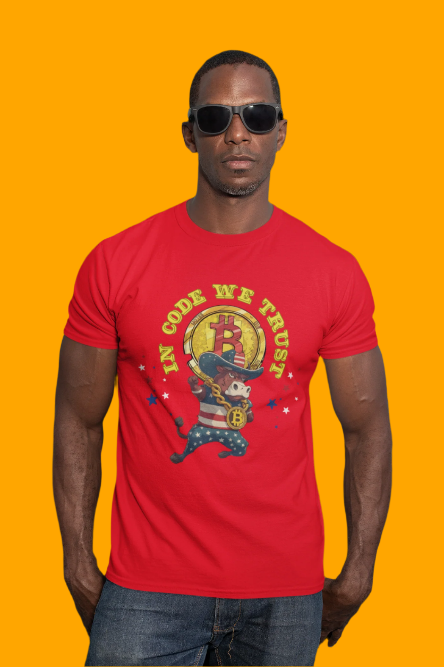🔥 Bitcoin Bullz™ Limited Drop: Mens Streetwear Tee – Bold Viral Crypto Cowboy Style for Rebels (500pcs Max) Crypto Lovers of all Ages 🔥
