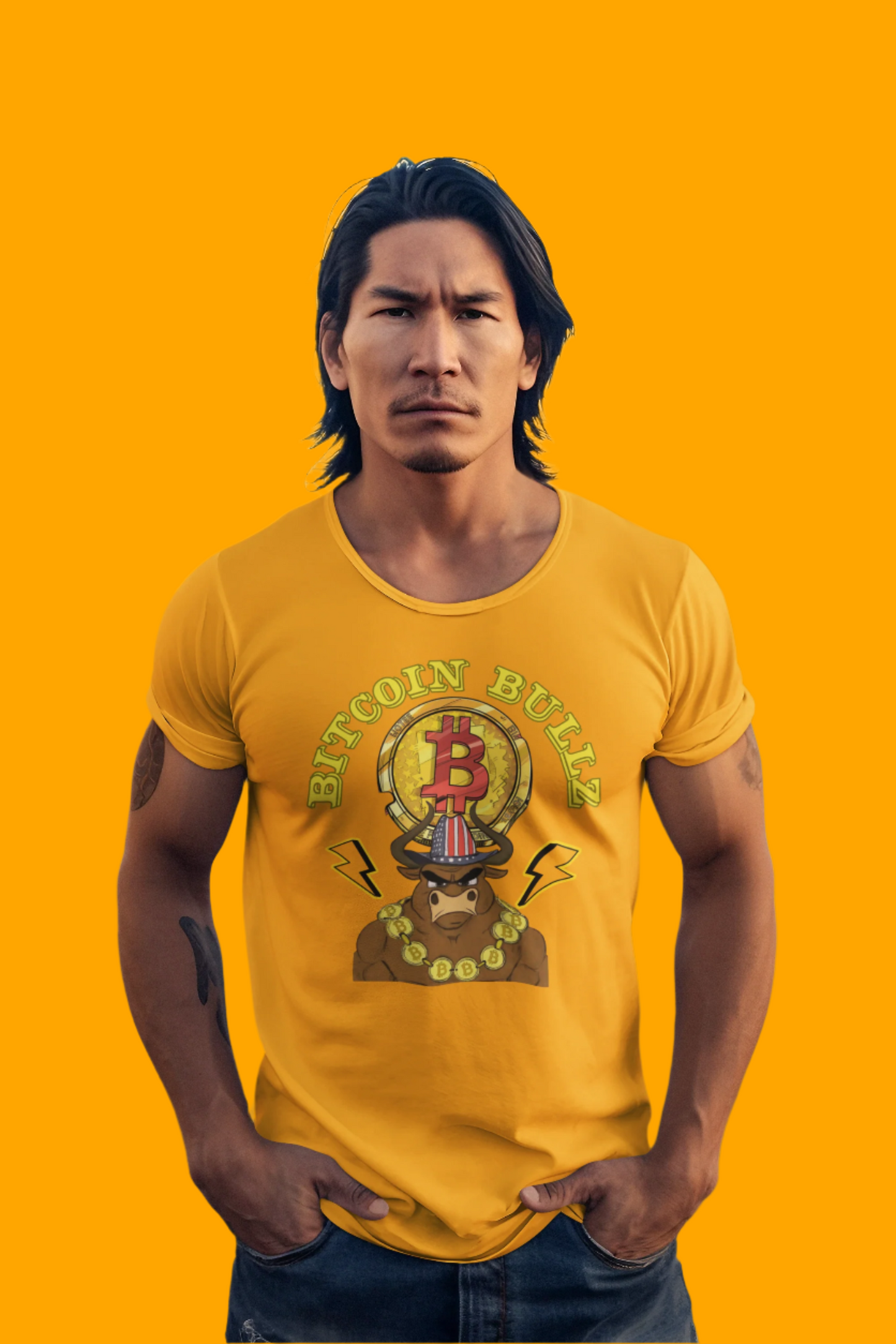 🔥 Bitcoin Bullz™ Limited Drop: Mens Streetwear Tee – BULL ENERGY Viral Crypto Style for Rebels & Risk-Takers (500pcs Max 🔥