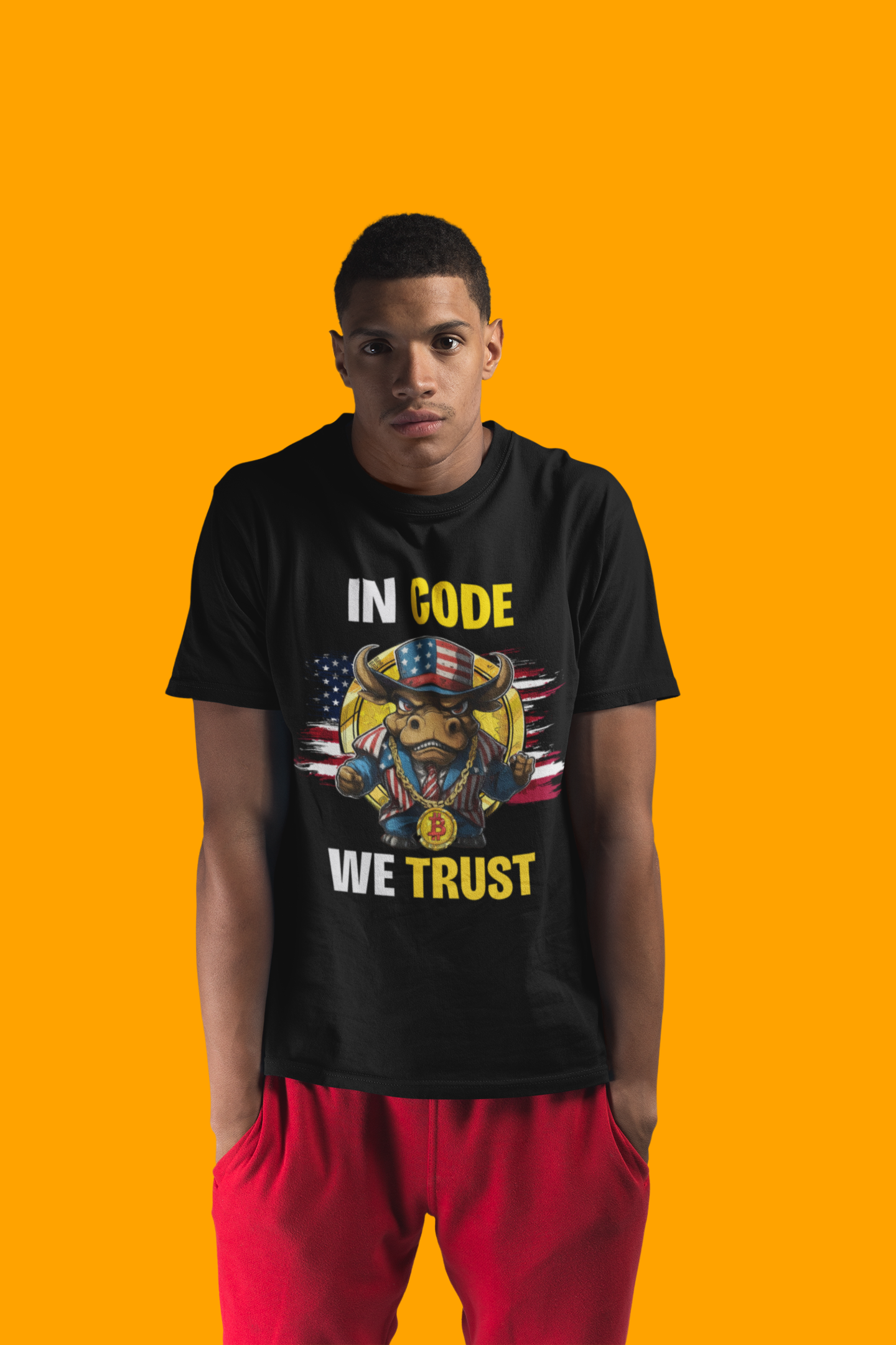🔥 Bitcoin Bullz™ All-American Limited Edition Tee – Bold Patriotic Streetwear for Independent Spirits and Rebels New York City Style (Only 500 Made!) 🔥