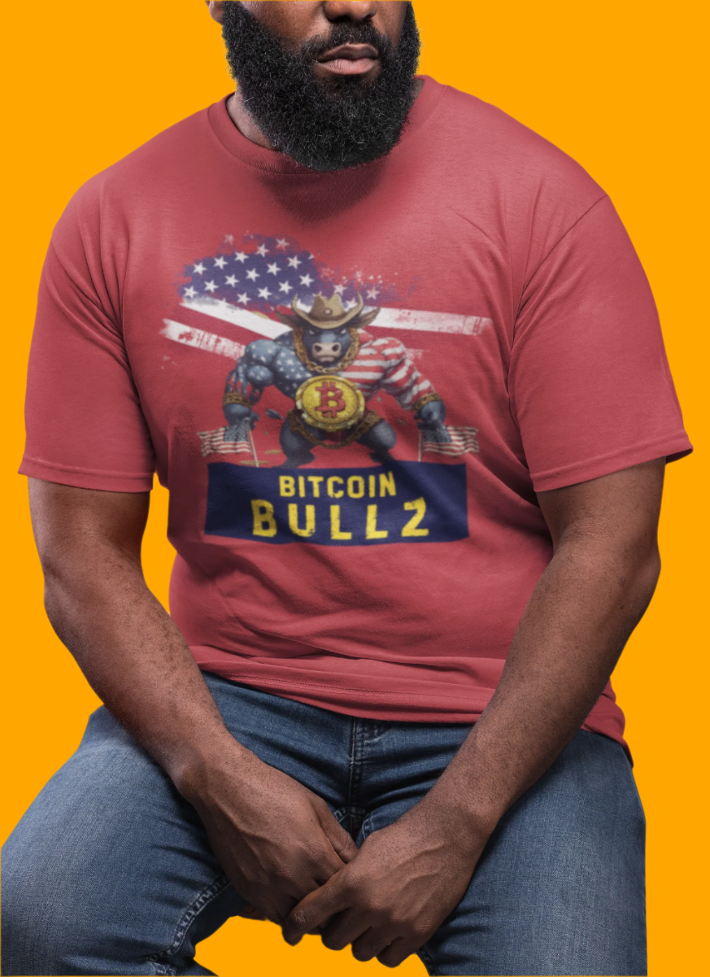 🚀 Bitcoin Bullz™ Viral Patriotic Crypto Tee Independence Day – Bold USA Graphic for HODLers & Freedom Riders Limited Design (Only 500!)