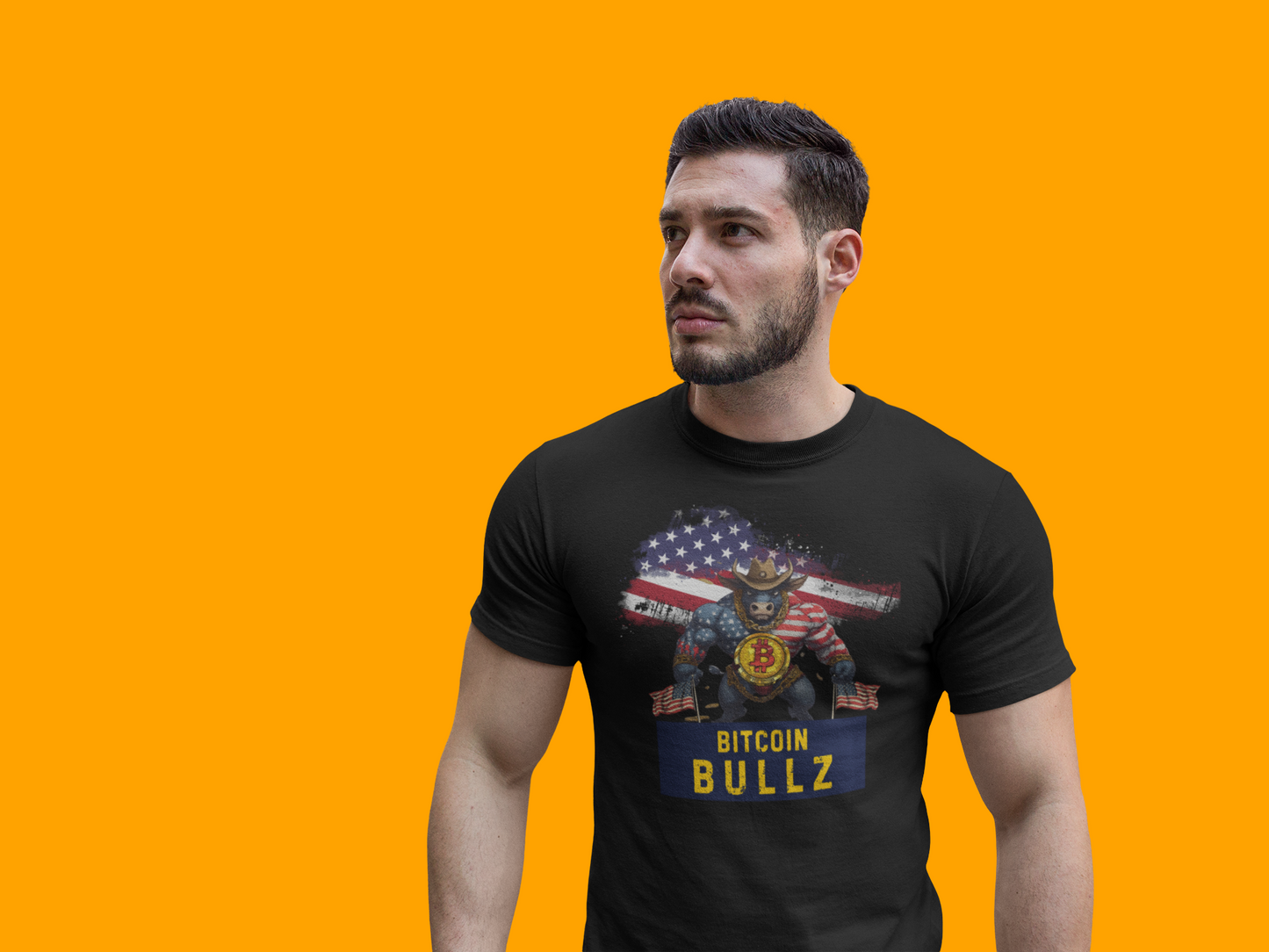 🚀 Bitcoin Bullz™ Viral Patriotic Crypto Tee Independence Day – Bold USA Graphic for HODLers & Freedom Riders Limited Design (Only 500!)
