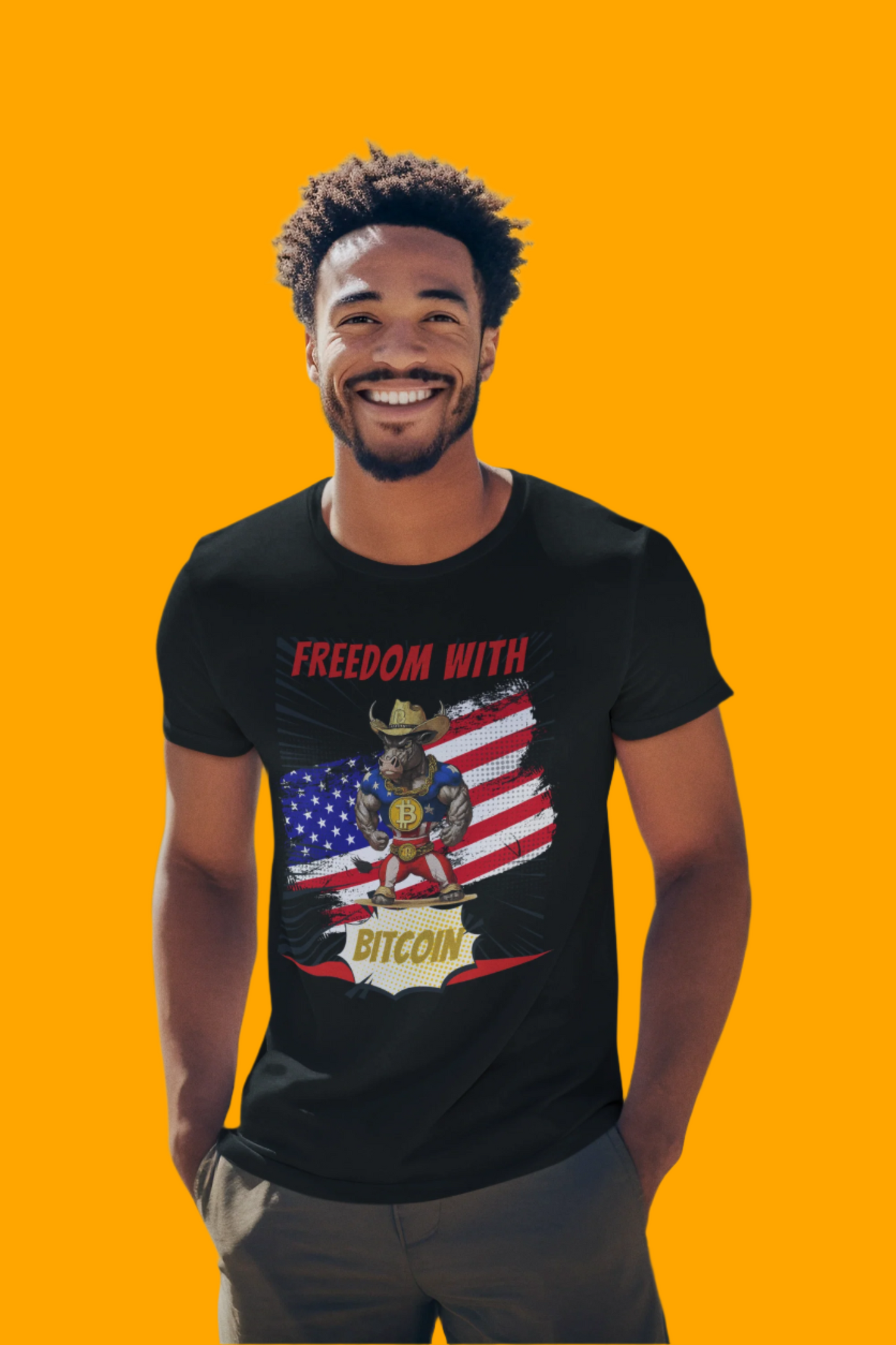 🚀 Bitcoin Bullz™ Viral Oversized Patriotic Crypto Tee Exclusive Style 4th of July – Bold USA Graphic for HODLers & Freedom Riders (Only 500!)