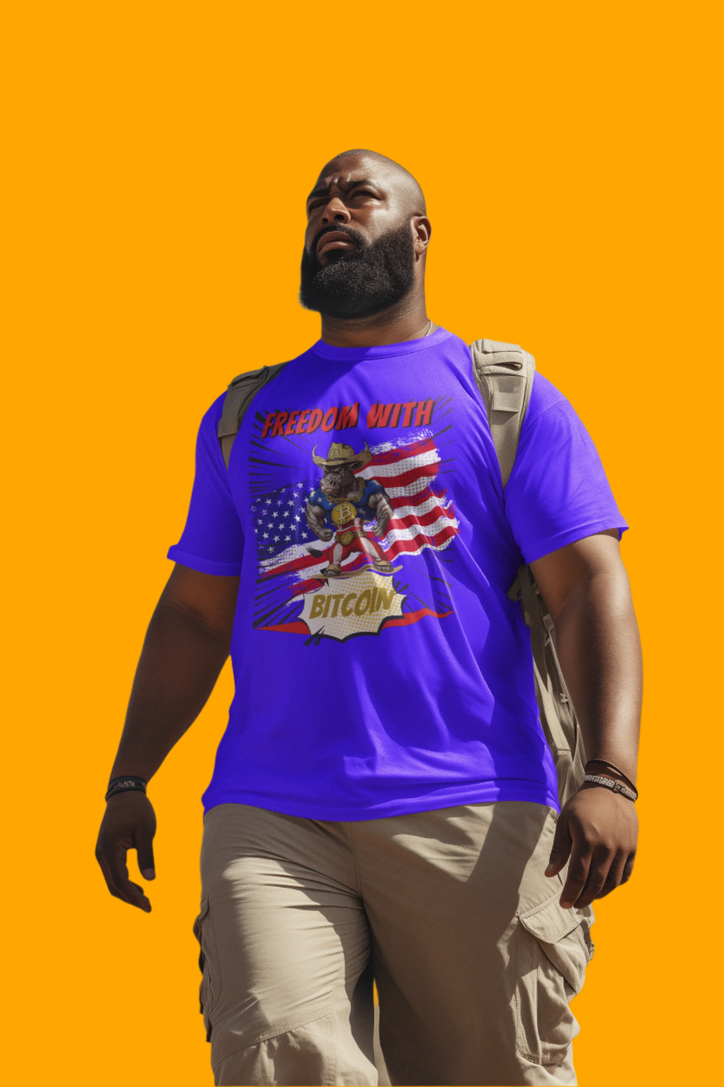 🚀 Bitcoin Bullz™ Viral Oversized Patriotic Crypto Tee Exclusive Style 4th of July – Bold USA Graphic for HODLers & Freedom Riders (Only 500!)