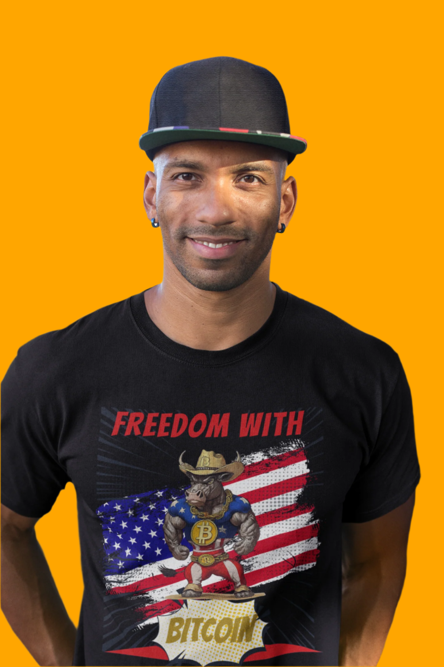🚀 Bitcoin Bullz™ Viral Oversized Patriotic Crypto Tee Exclusive Style 4th of July – Bold USA Graphic for HODLers & Freedom Riders (Only 500!)