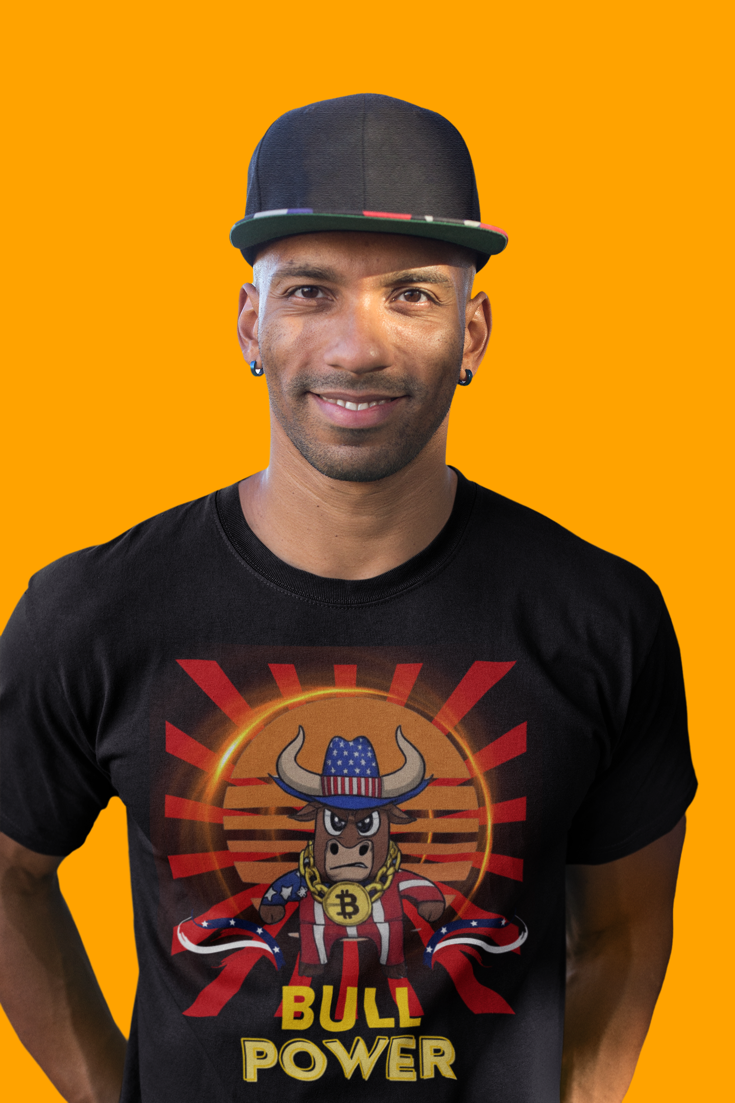 🔥 Bitcoin Bullz™ Limited Design Cowboy Crypto Tee – American Viral Streetwear for True Bitcoin Believers Limited Drop (Only 500 Available!) 🔥