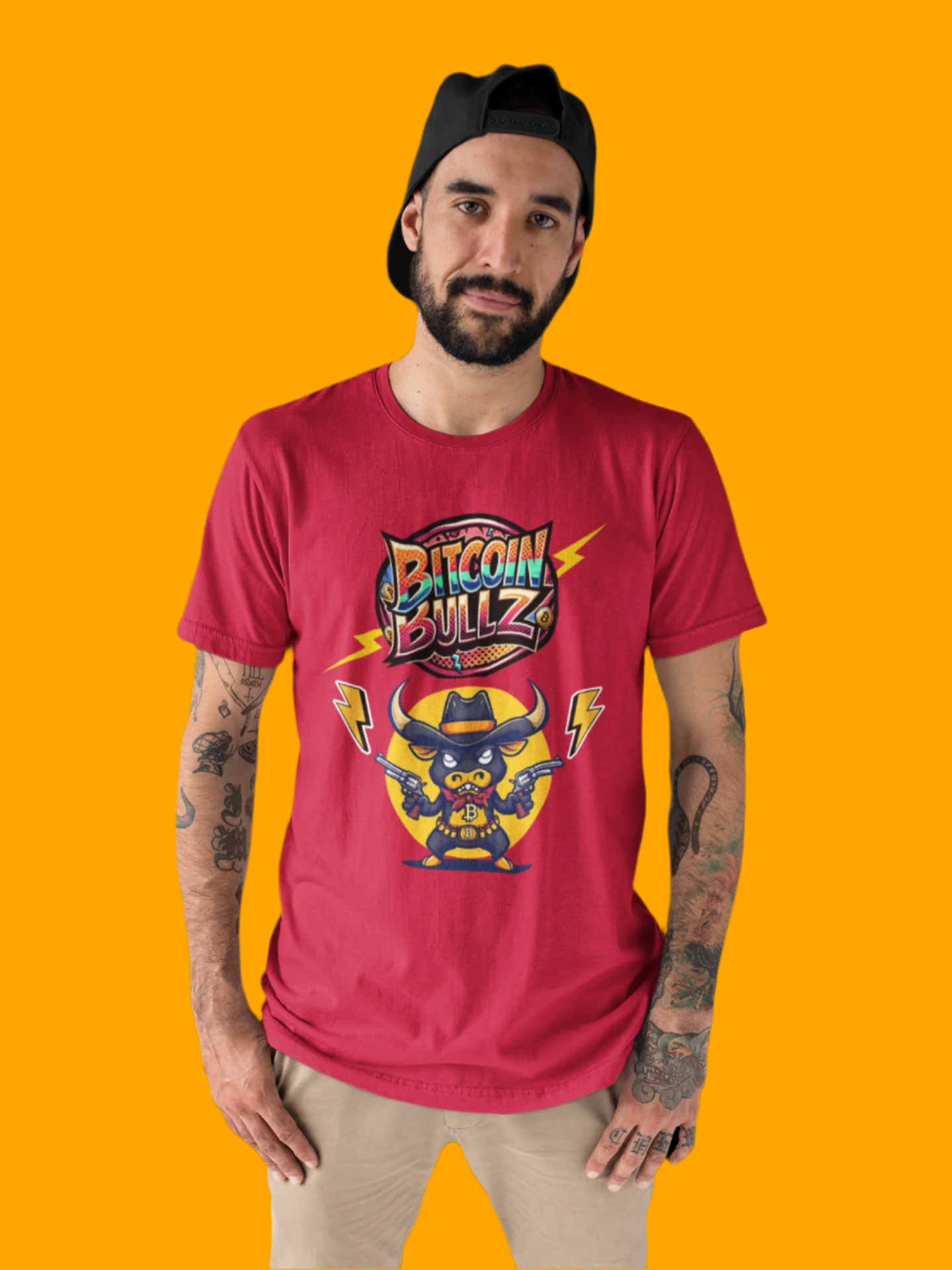 🔥 Bitcoin Bullz™ Limited Drop: Mens Streetwear Tee – Bold Crypto Style for Rebels & Risk-Takers (500pcs Max) 🔥
