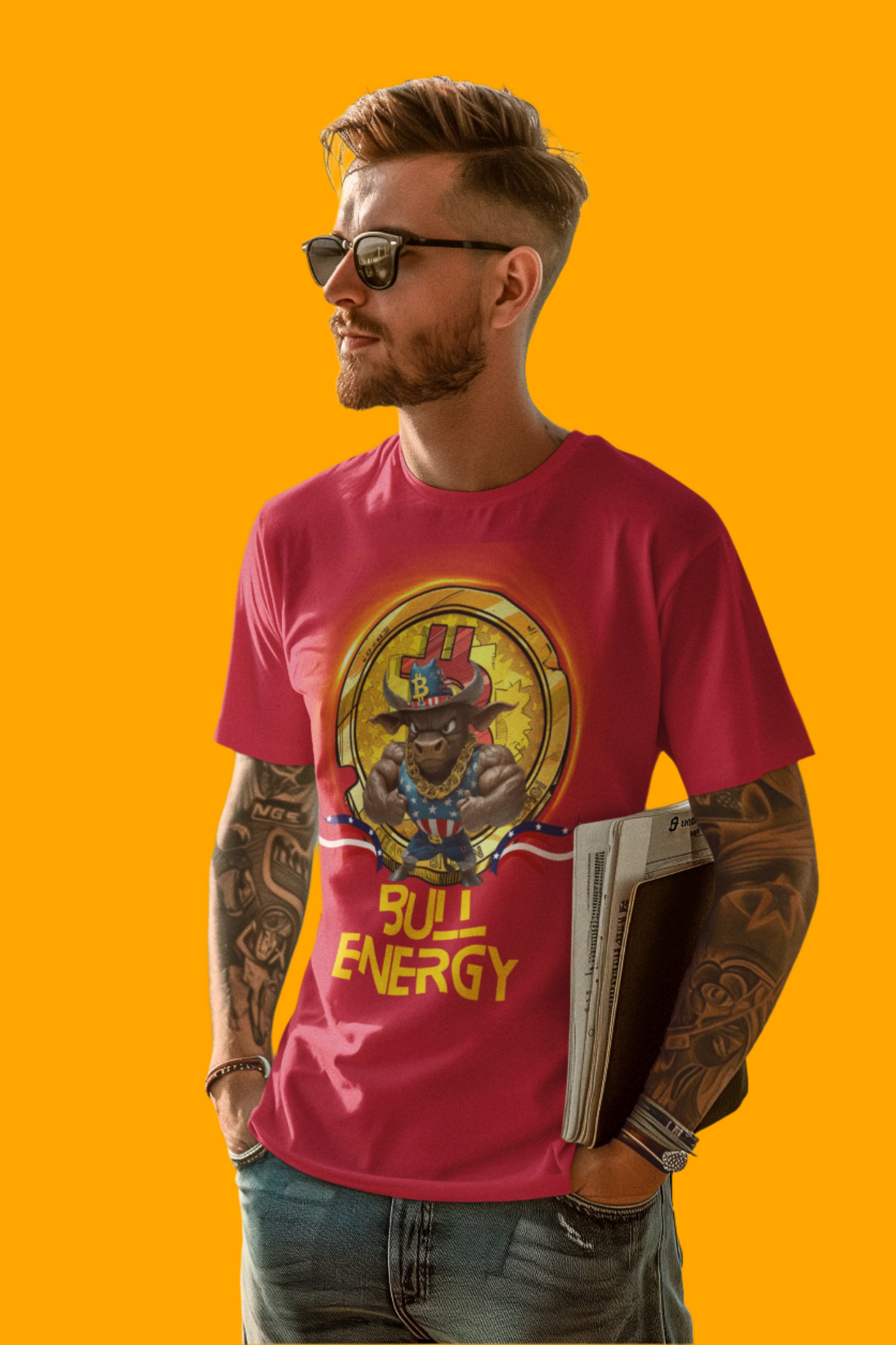 🔥 Bitcoin Bullz™ New York City Crypto Street Tee – Bold Limited Edition Bull Energy for Bitcoin Bulls and Cryto Lovers🔥