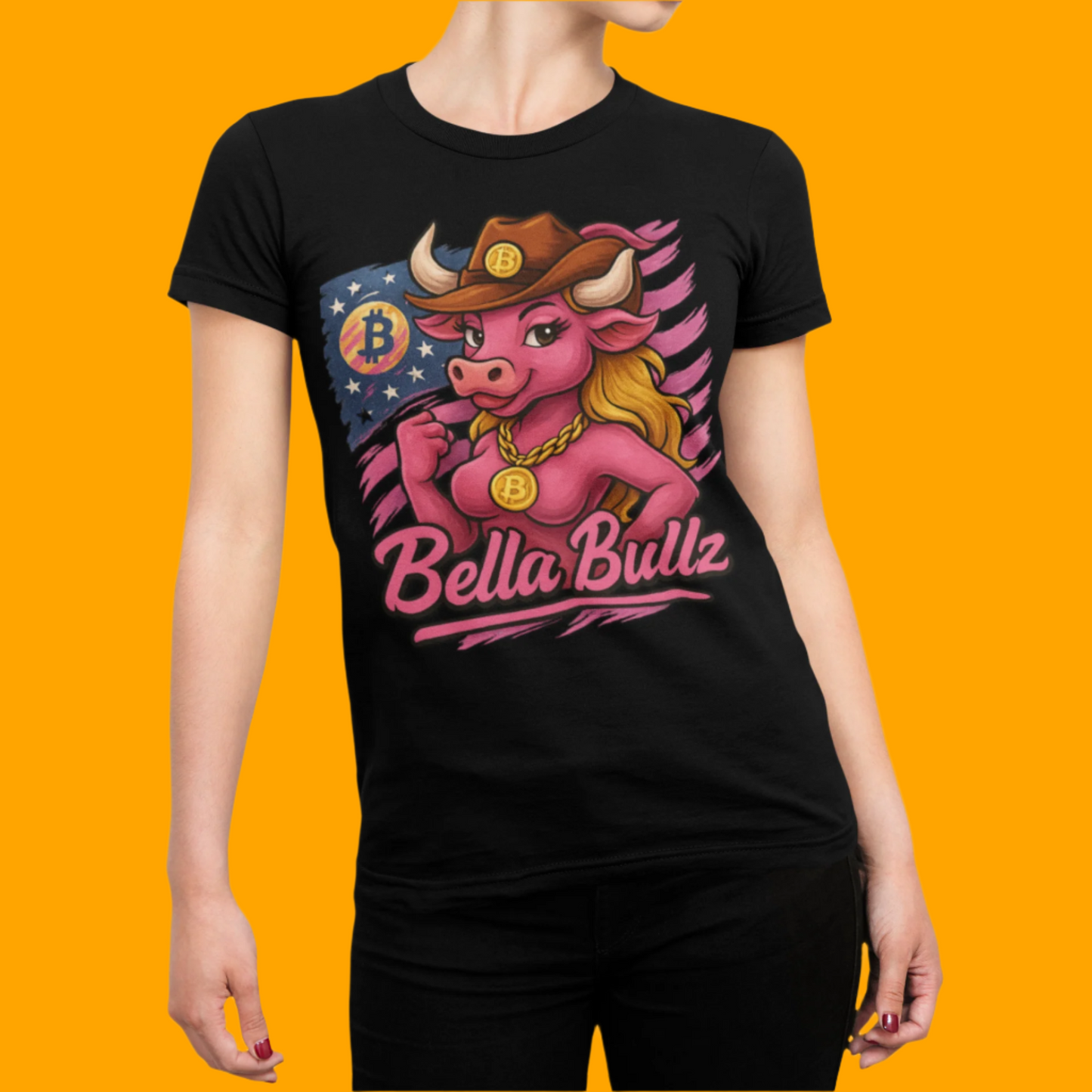 Bella Bullz Women's Exclusive Design for Crypto Women Identity