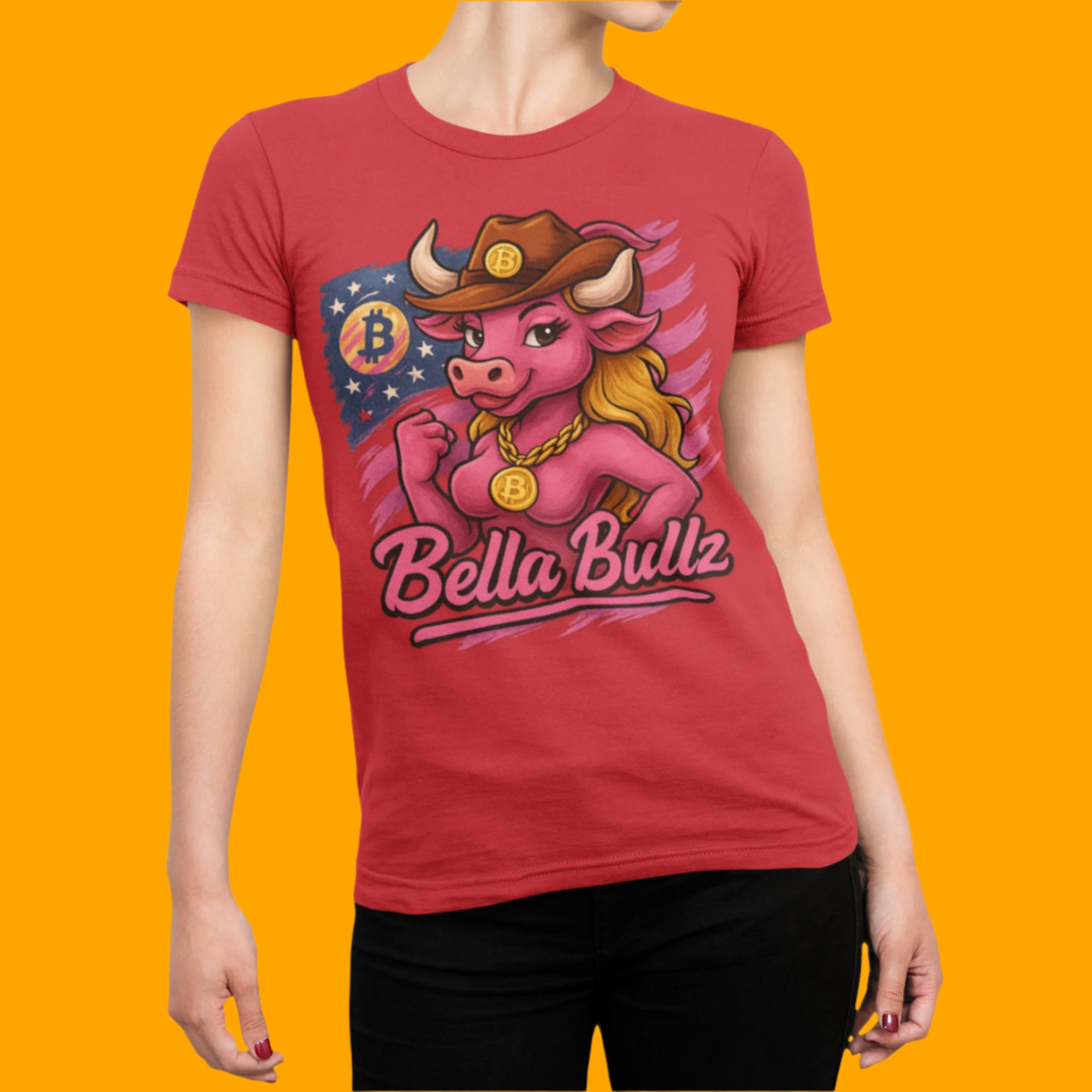 Bella Bullz Women's Exclusive Design for Crypto Women Identity
