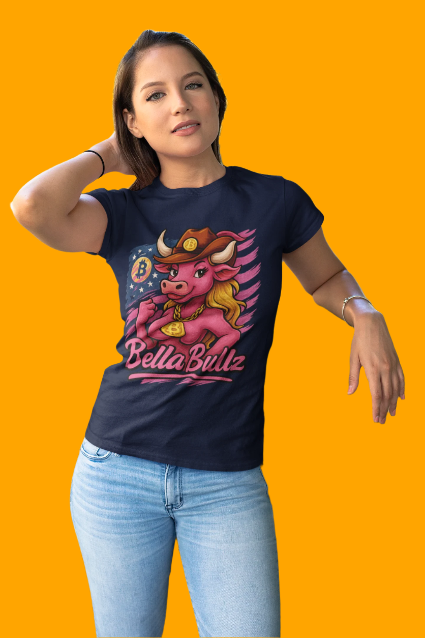 Bella Bullz Women's Exclusive Design for Crypto Women Identity