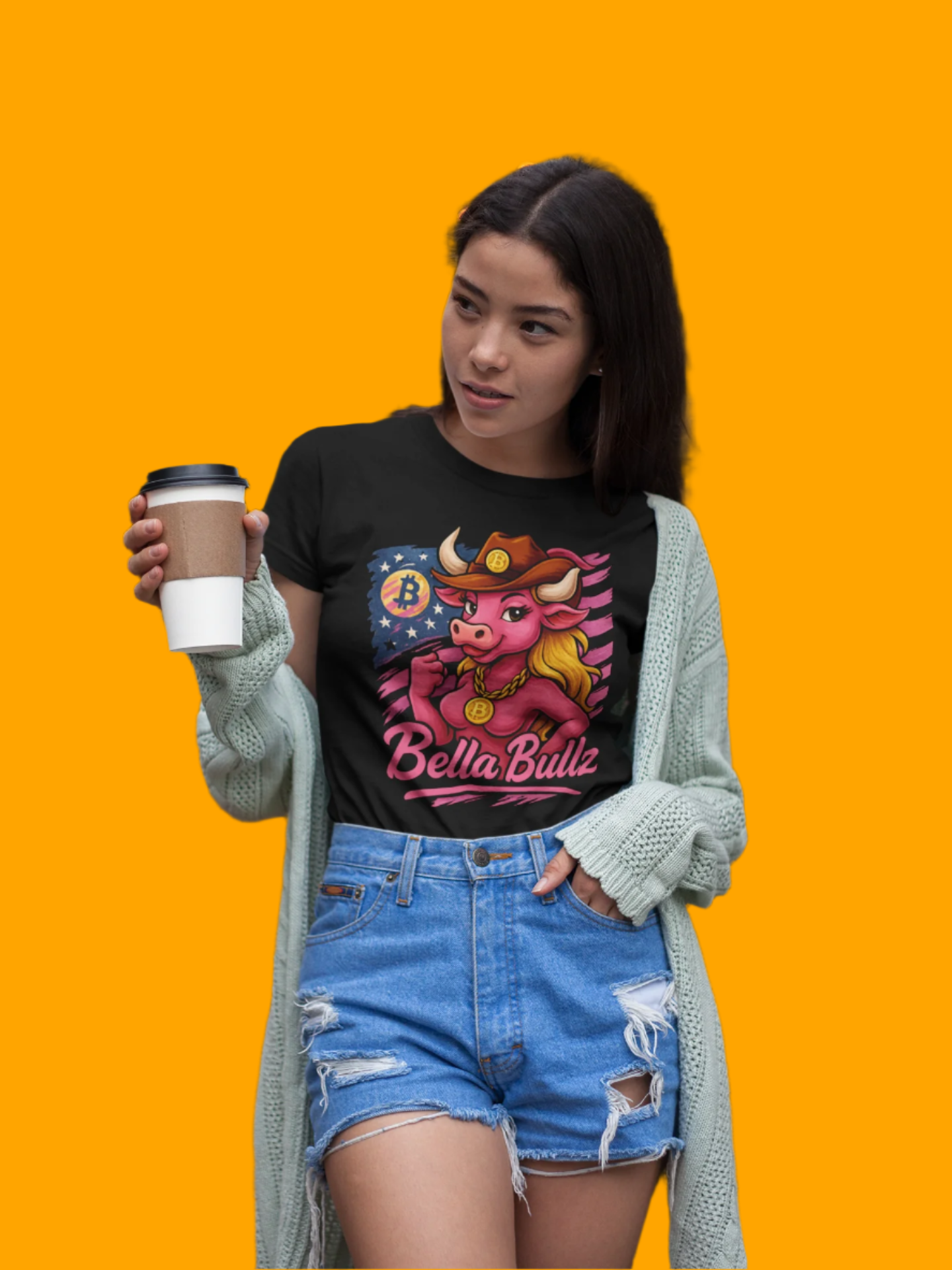 Bella Bullz Women's Exclusive Design for Crypto Women Identity