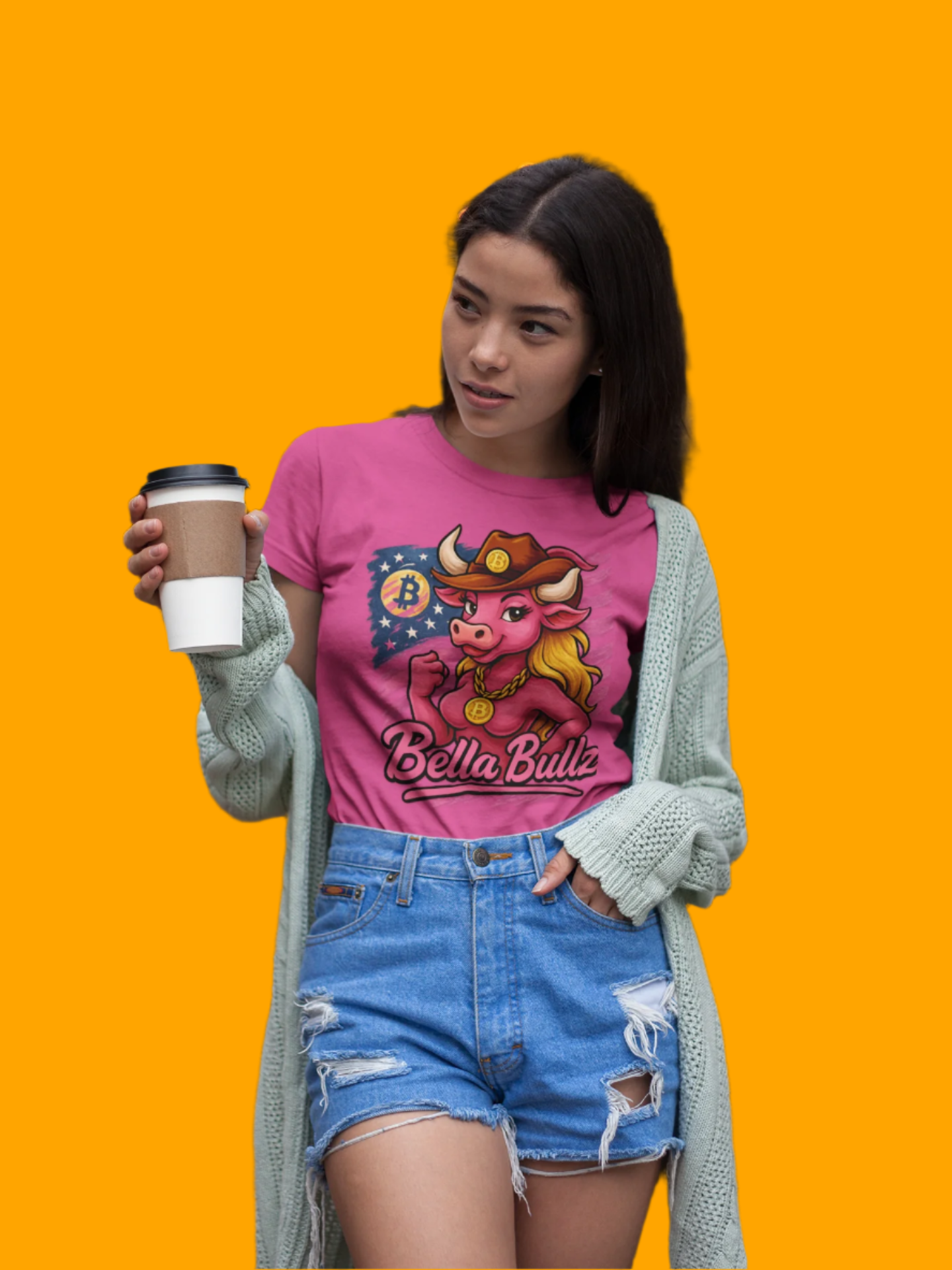 Bella Bullz Women's Exclusive Design for Crypto Women Identity