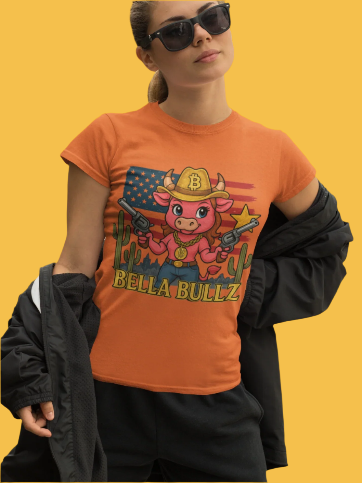 Cowgirl Graphic Tee - Bella Bullz, Cute Western T-Shirt, Rodeo Outfit, Gift for Cowgirls, Americana Fashion, Summer Casual Wear