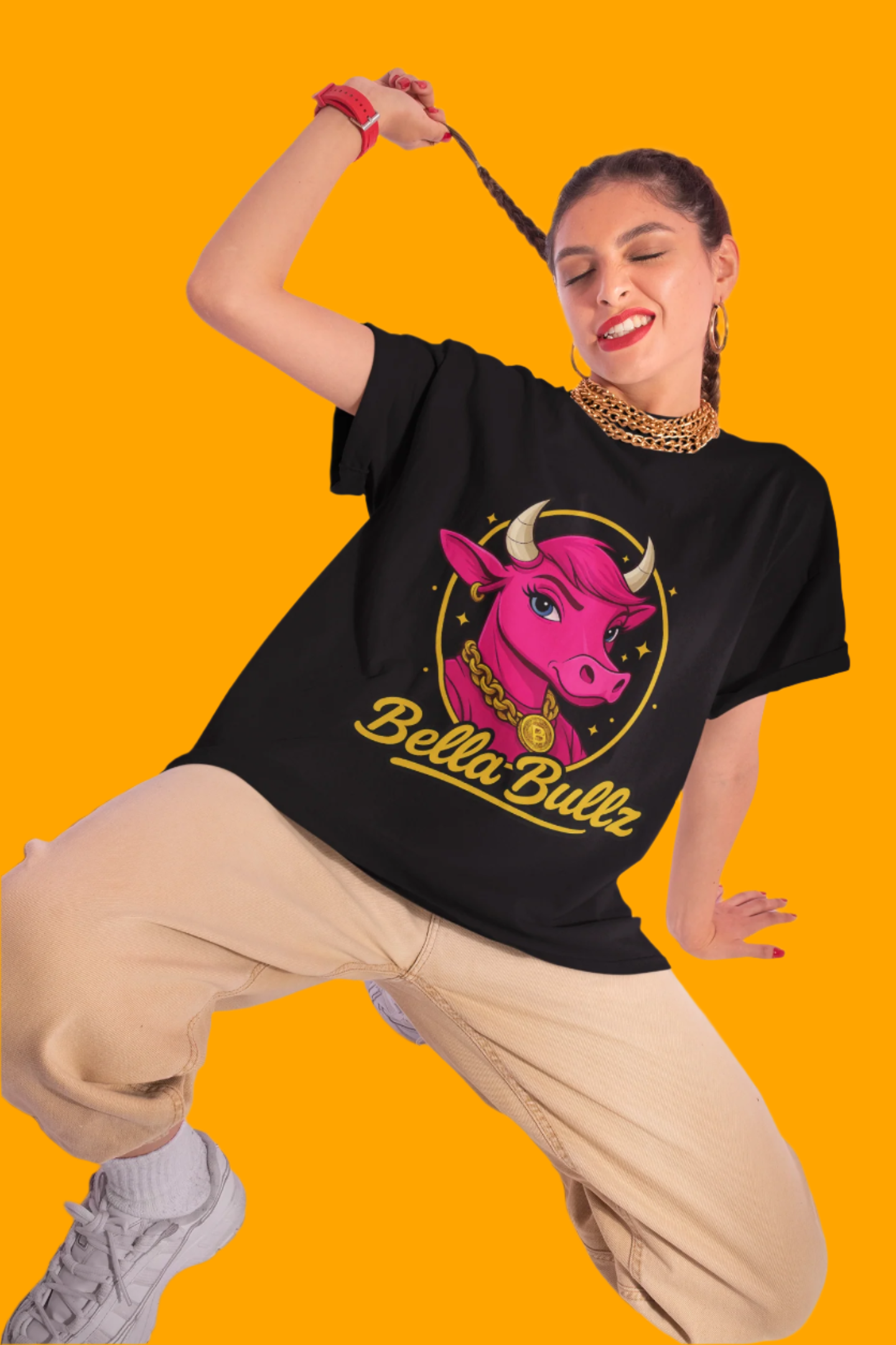 Women’s Graphic Tee - Crypto Bullz Western Texas Shirt, Crypto Passion, Rodeo Bella Bullz, Limited Design