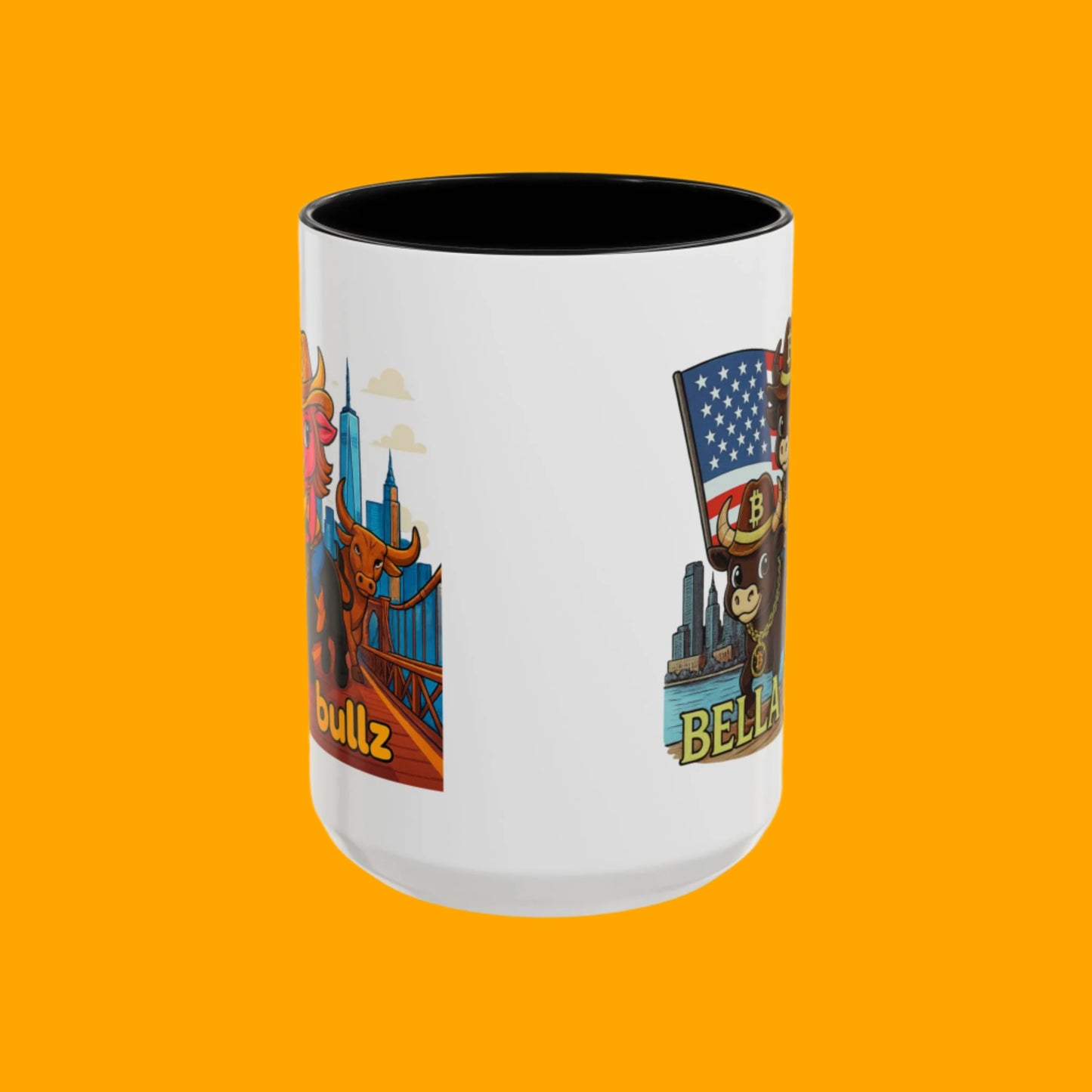 Crypto Women Accent Coffee Mug - Fun Animal Design, Bitcoin Home Decor for Coffee Lovers
