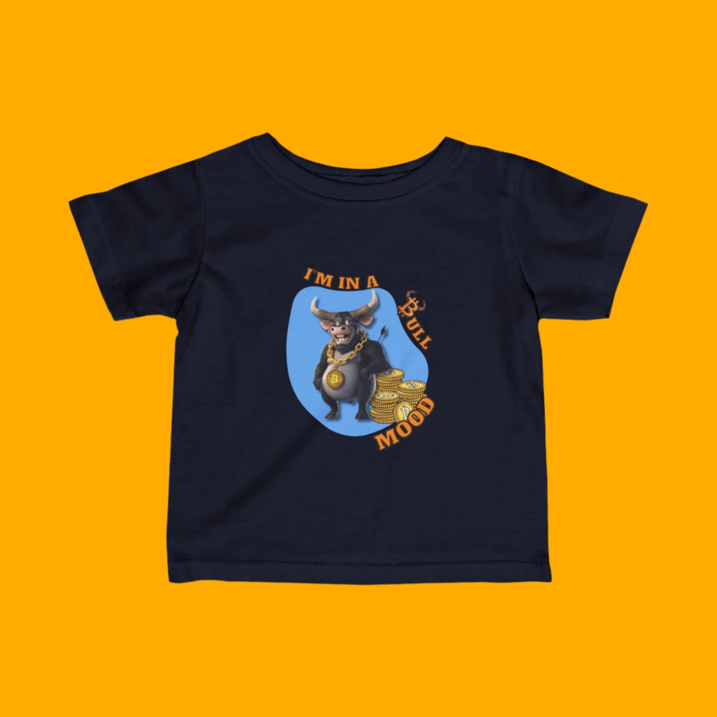Bitcoin Bullz Kids T-Shirt, Fun Toddler Shirt, Cute Graphic Tee Limited Edition Baby Bullz Collection, Gifts for Young Enthusiasts, Cool Kids Apparel