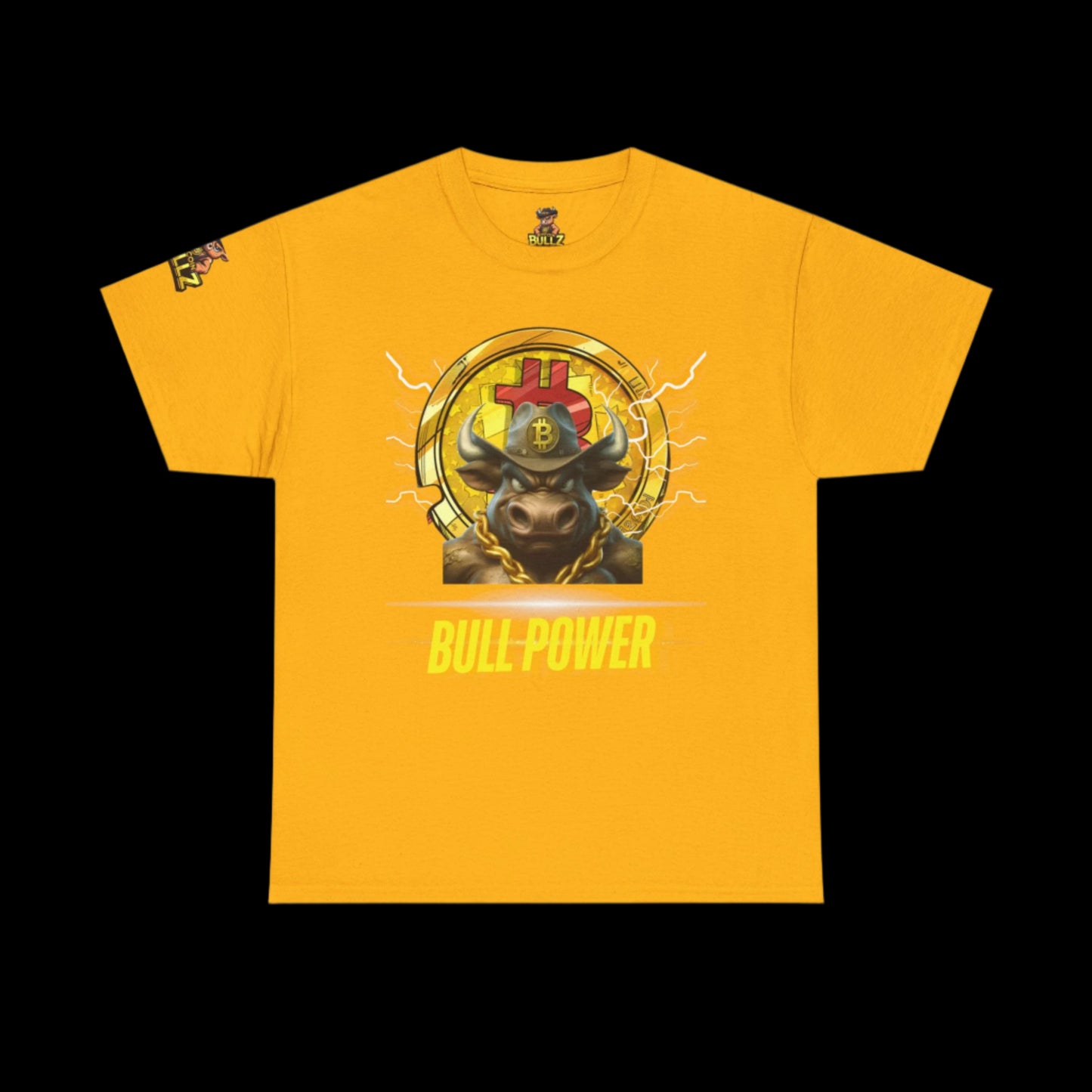 🔥 Bitcoin Bullz™ All-American Limited Edition Tee – Bold Patriotic Streetwear for Independent Spirits (Only 500 Made!) 🔥