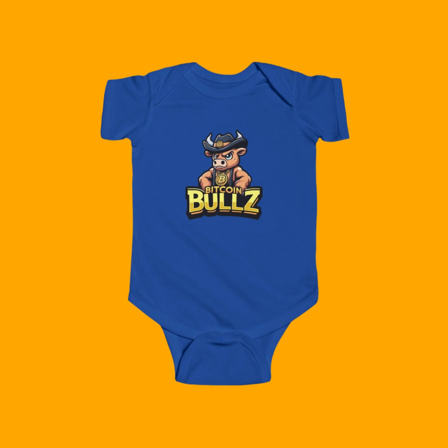 Bitcoin Bullz Infant Bodysuit – Cute Crypto-Themed Baby Wear