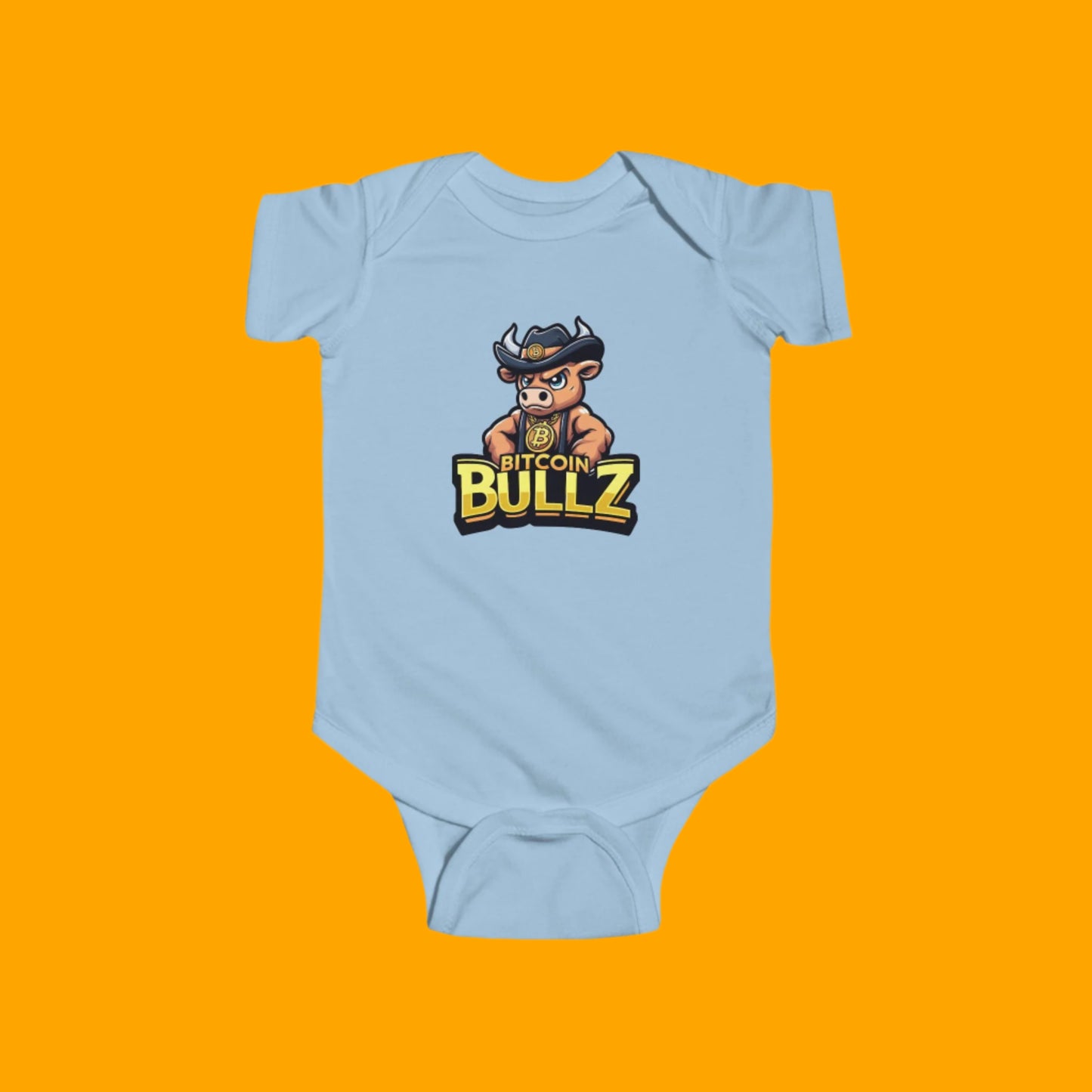 Bitcoin Bullz Infant Bodysuit – Cute Crypto-Themed Baby Wear