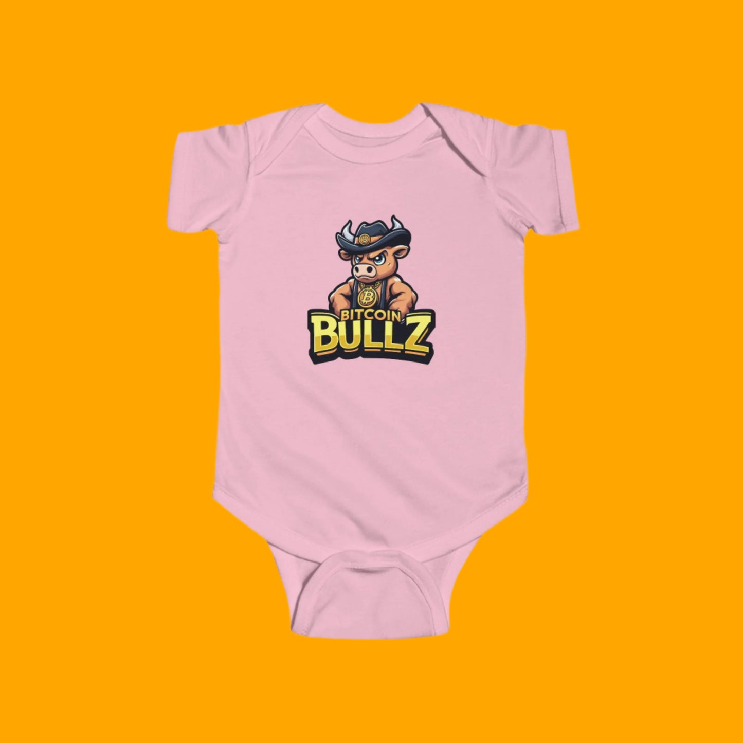 Bitcoin Bullz Infant Bodysuit – Cute Crypto-Themed Baby Wear