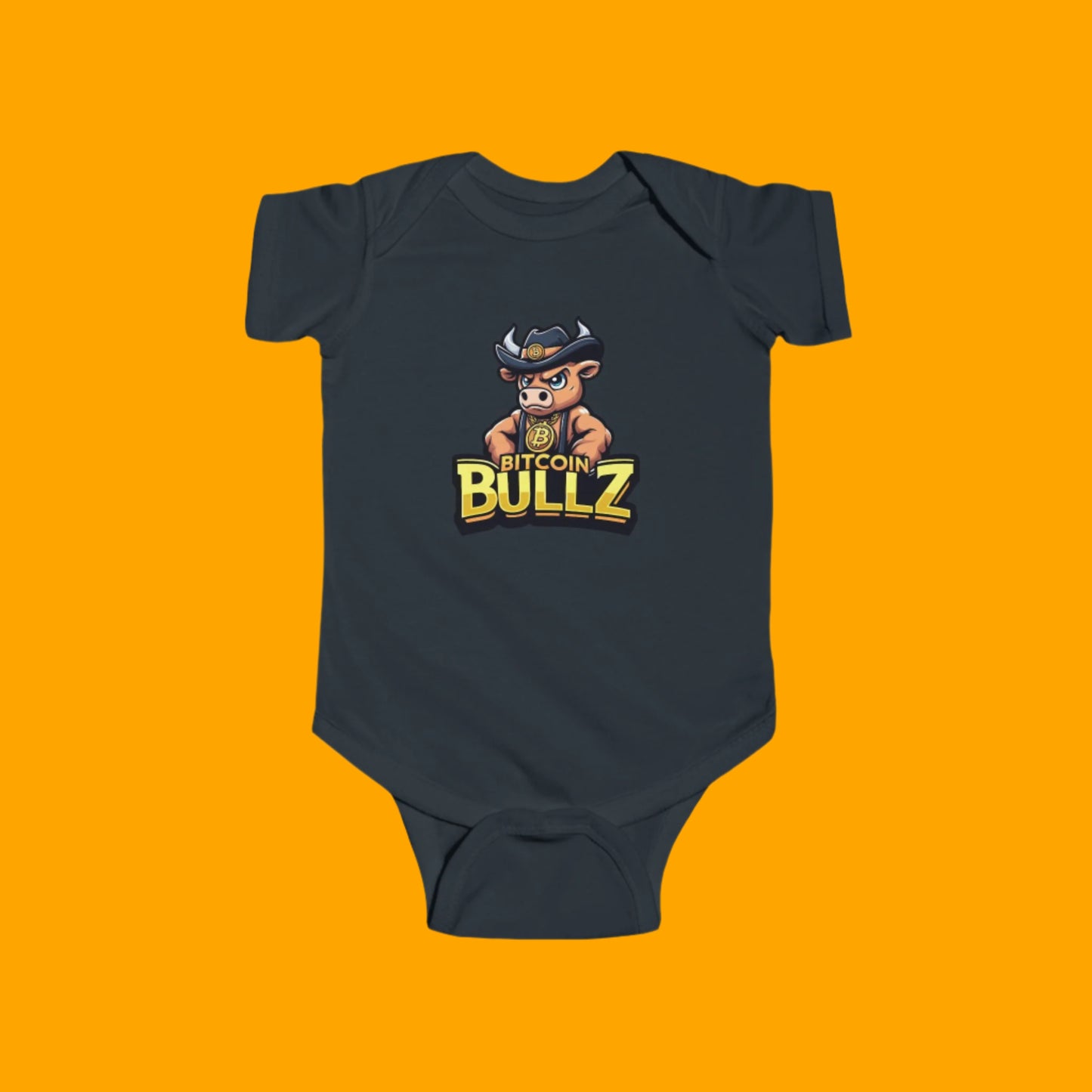 Bitcoin Bullz Infant Bodysuit – Cute Crypto-Themed Baby Wear