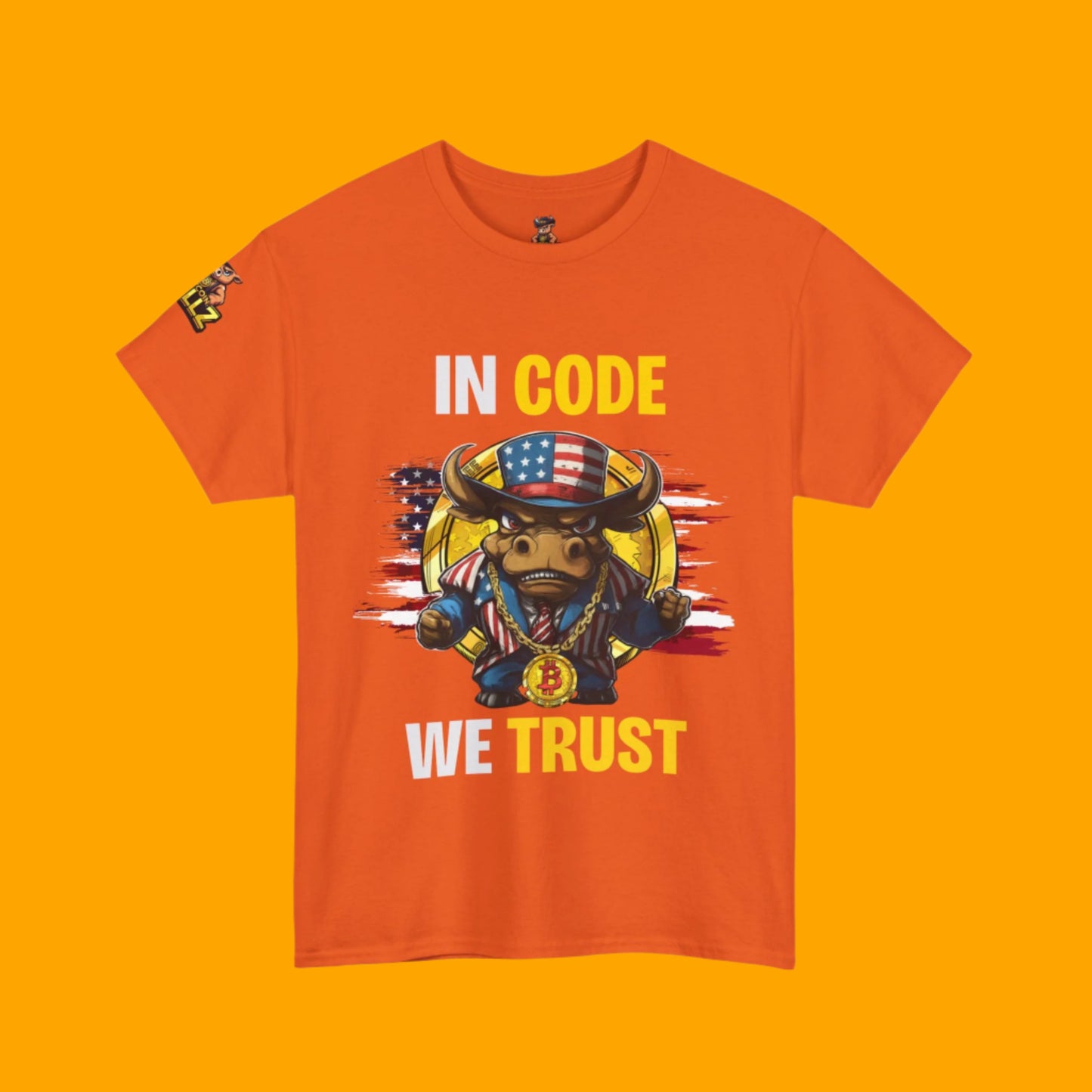 🔥 Bitcoin Bullz™ All-American Limited Edition Tee – Bold Patriotic Streetwear for Independent Spirits and Rebels New York City Style (Only 500 Made!) 🔥