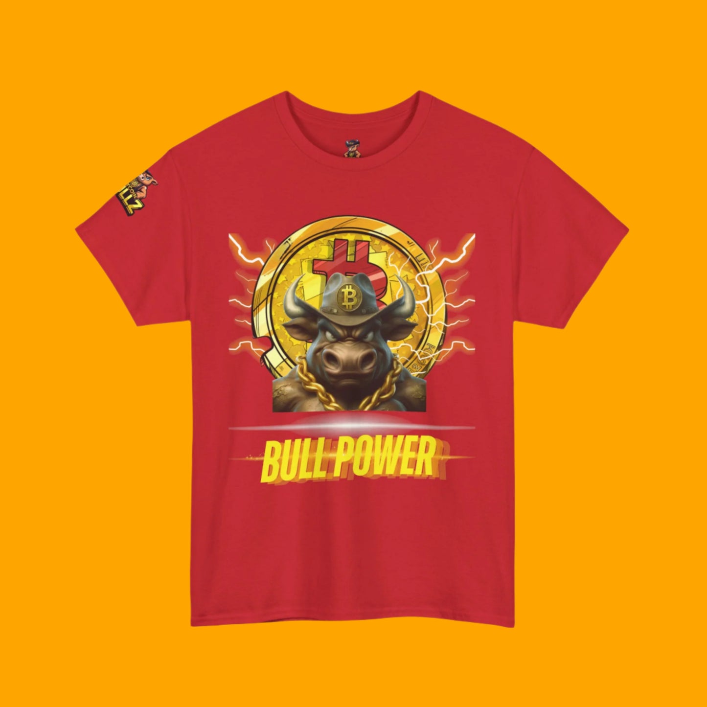 🔥 Bitcoin Bullz™ All-American Limited Edition Tee – Bold Patriotic Streetwear for Independent Spirits (Only 500 Made!) 🔥