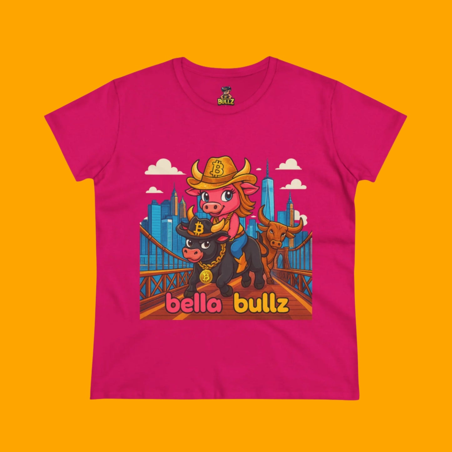 Cute Graphic Tee, Bella Bullz T-Shirt, Fun Cotton Top, Animal Lover Gift, Casual Graphic Shirt, Birthday Gift for Her