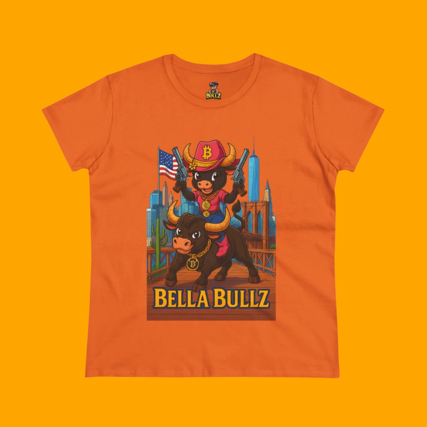 Crypto Lovers Graphic Tee - Bella Bullz Design, Limited Edition Quality Casual Wear, Gift for Animal Lovers, Fun Retro Vibe, Summer Fashion
